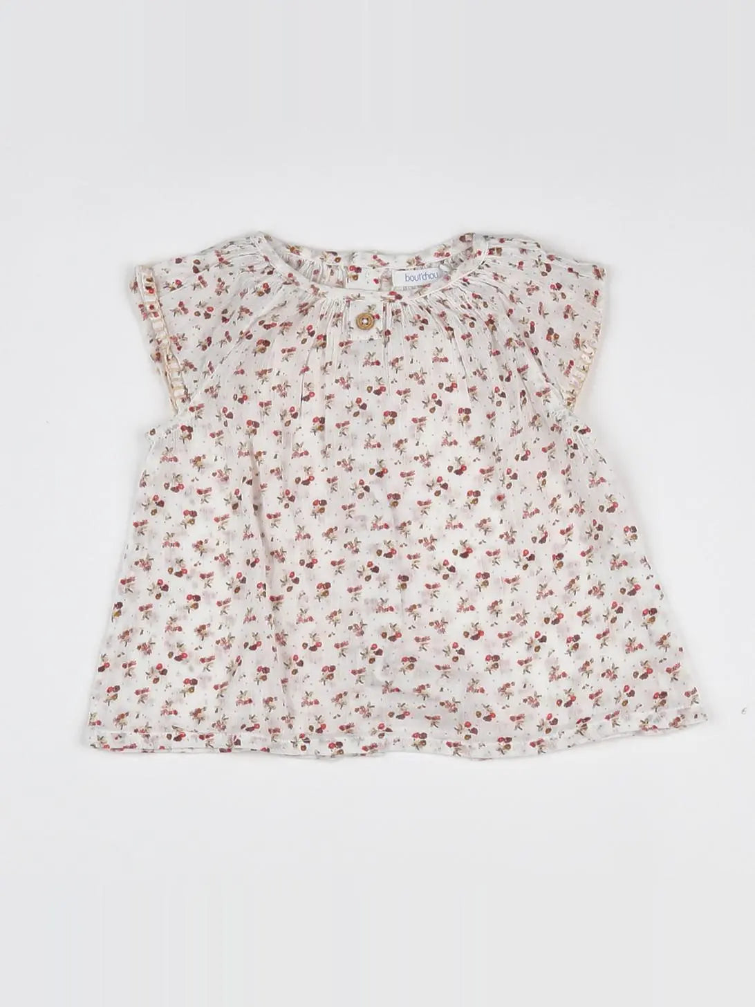 Boutchou - blouse blanc - 6 mois