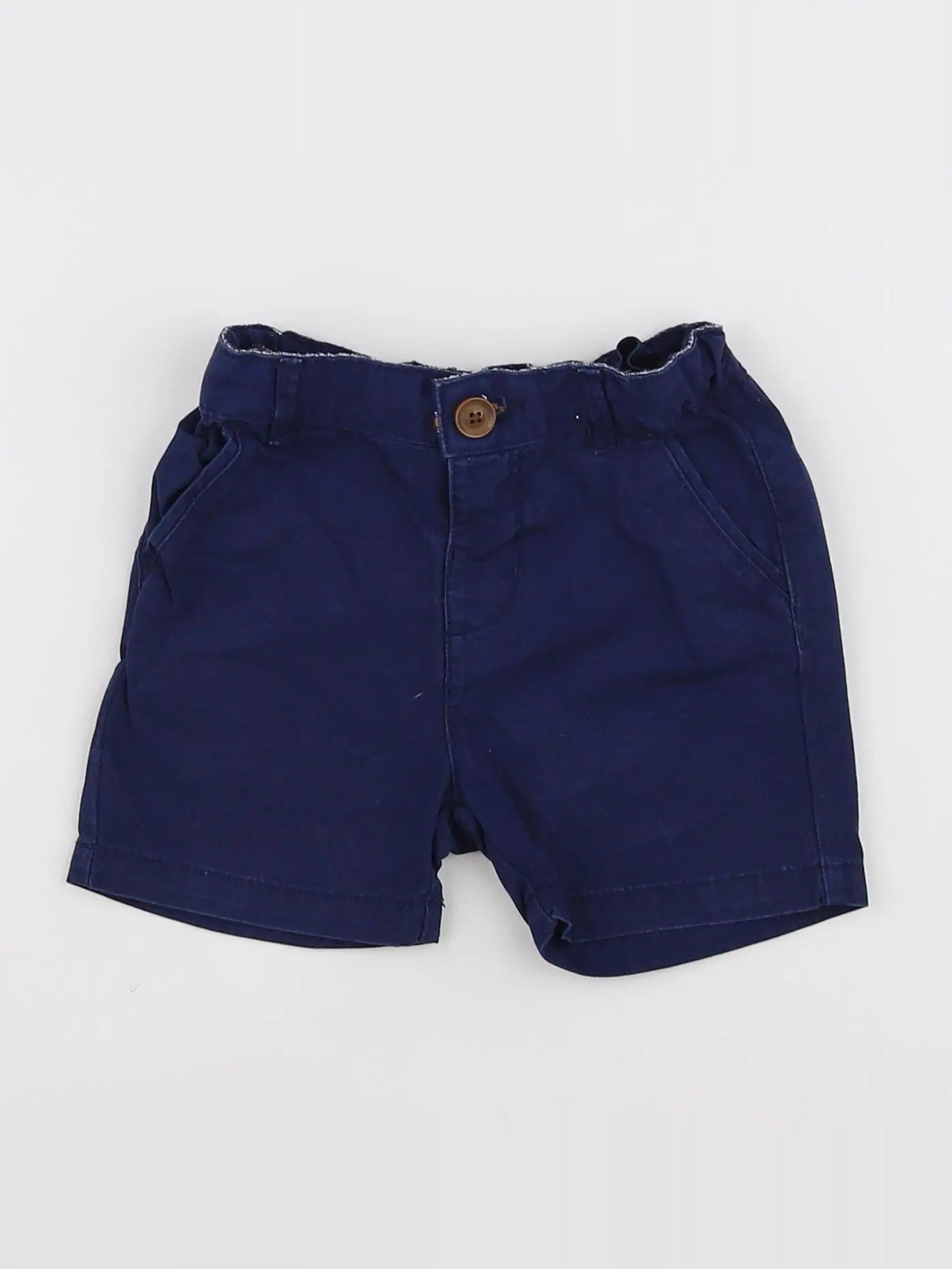 Zara - short bleu - 3/6 mois