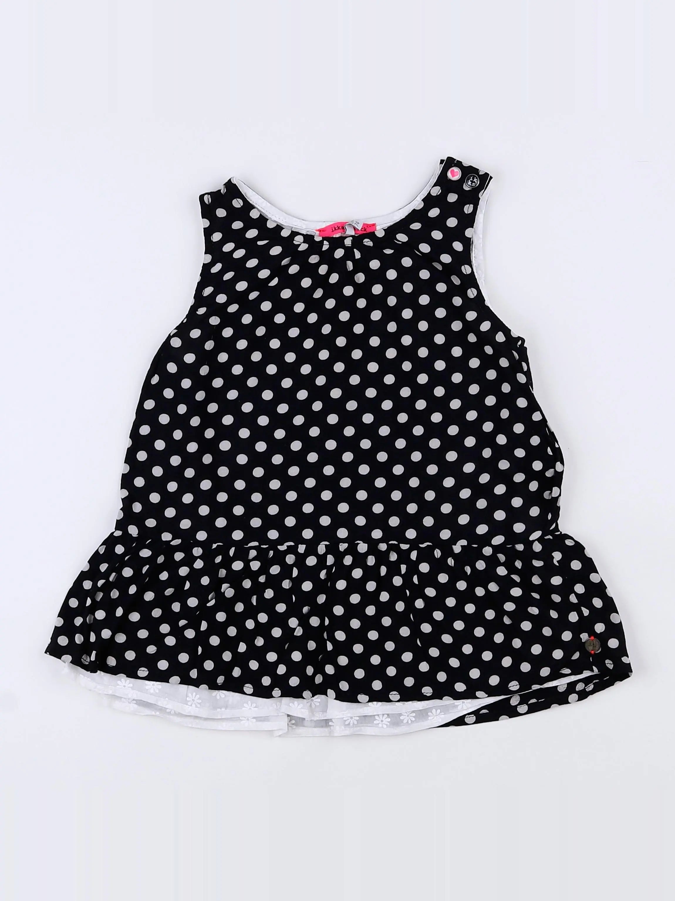 IKKS - robe noir - 12 mois