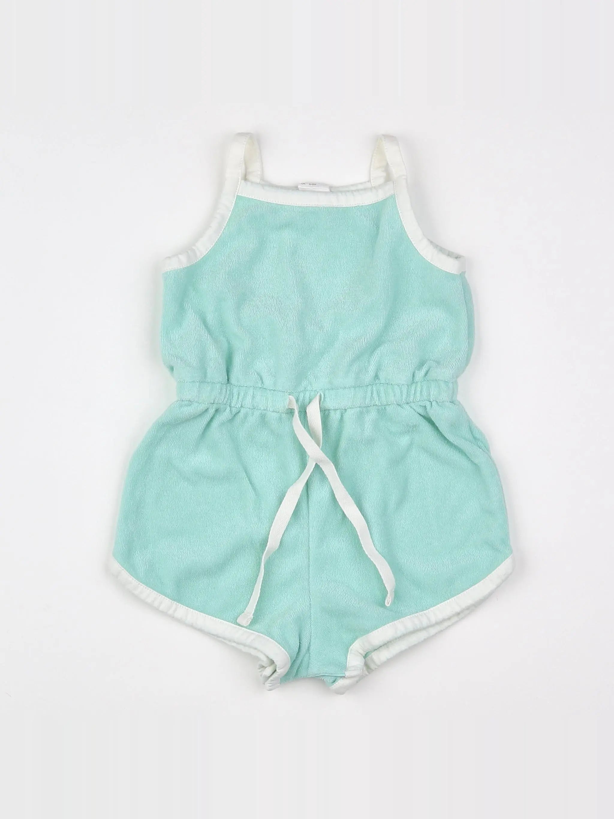 H&M - combinaison vert - 6/9 mois