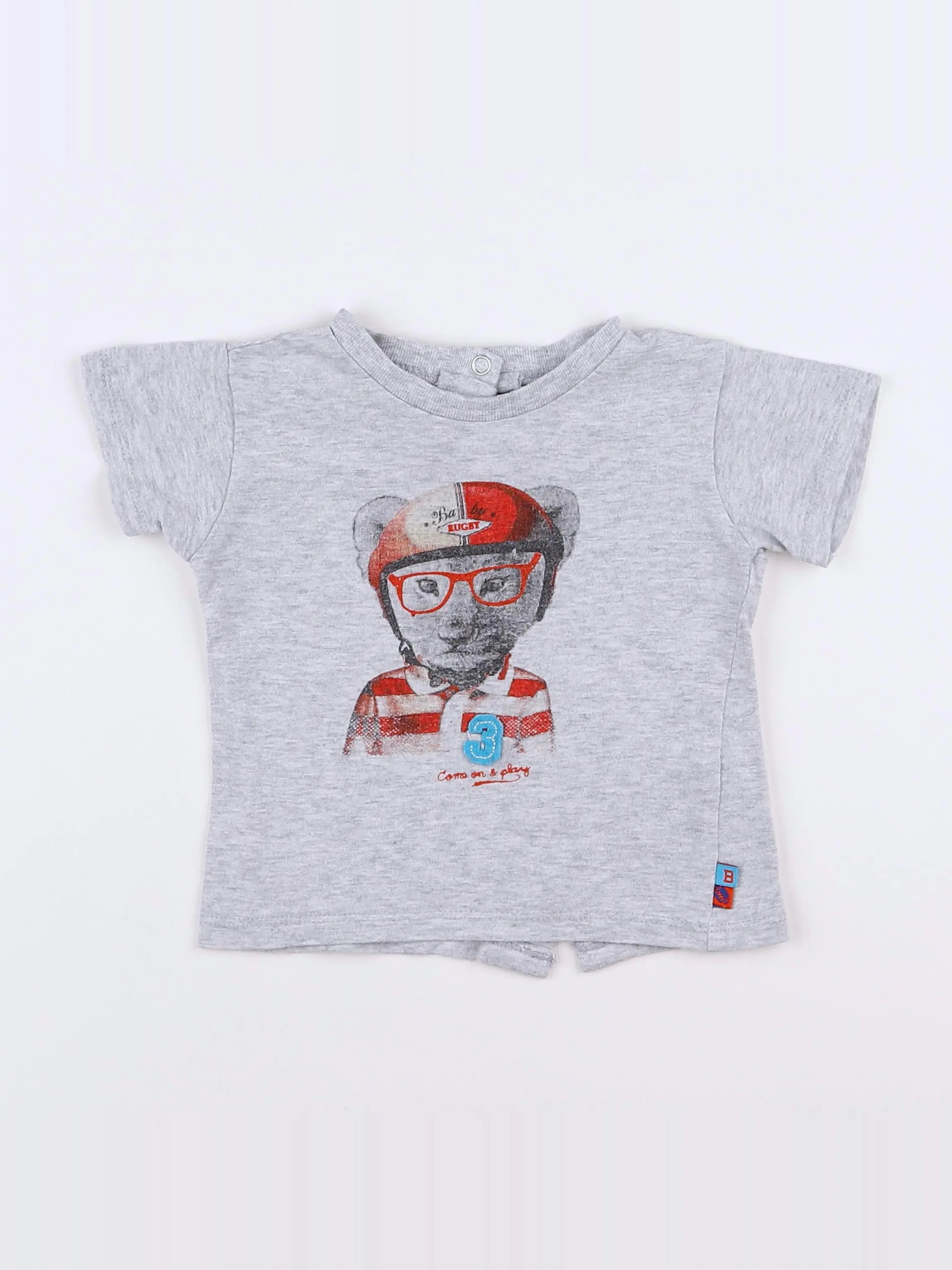 Absorba - tee-shirt gris - 12 mois