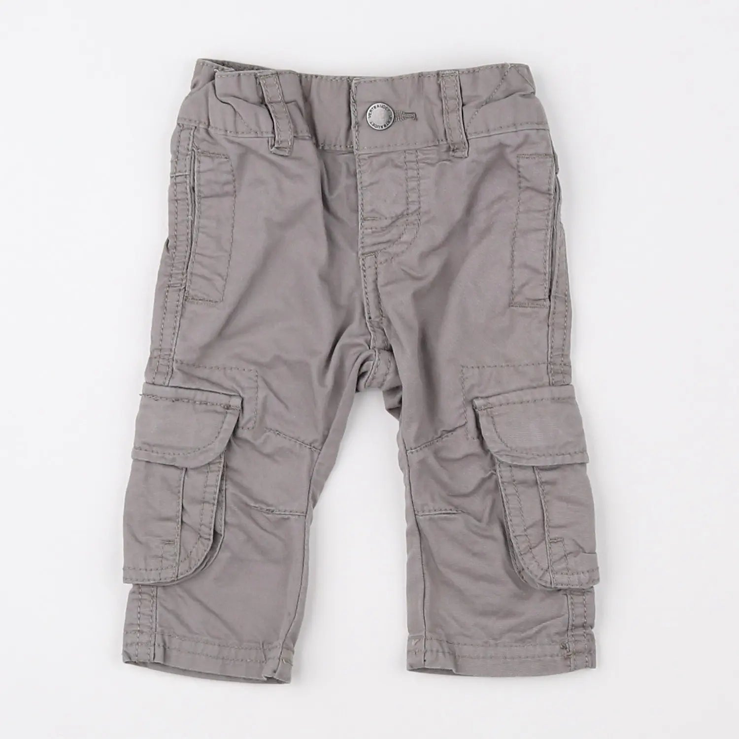 Vertbaudet - pantalon gris - 3 mois