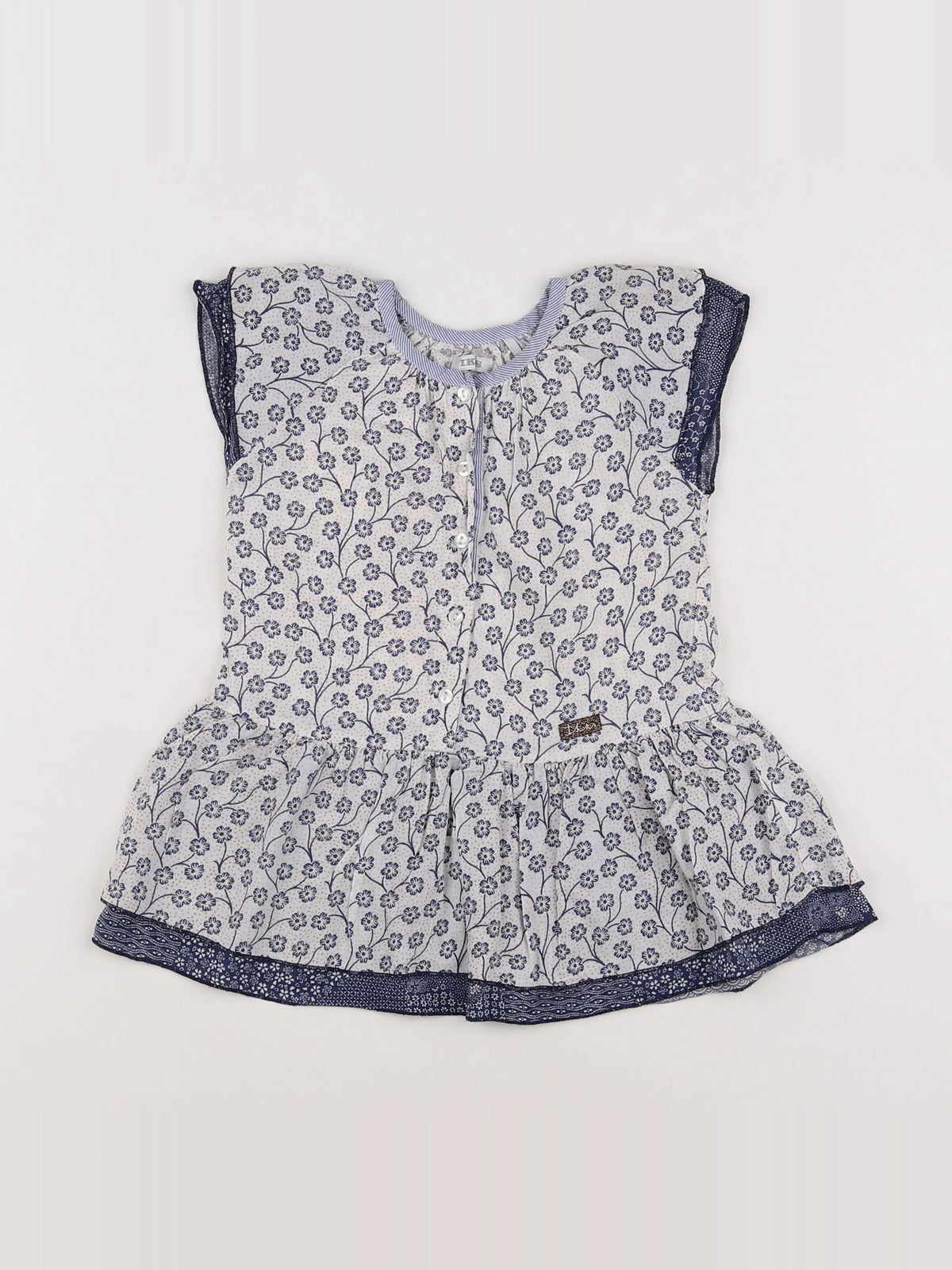 IKKS - robe bleu - 18 mois