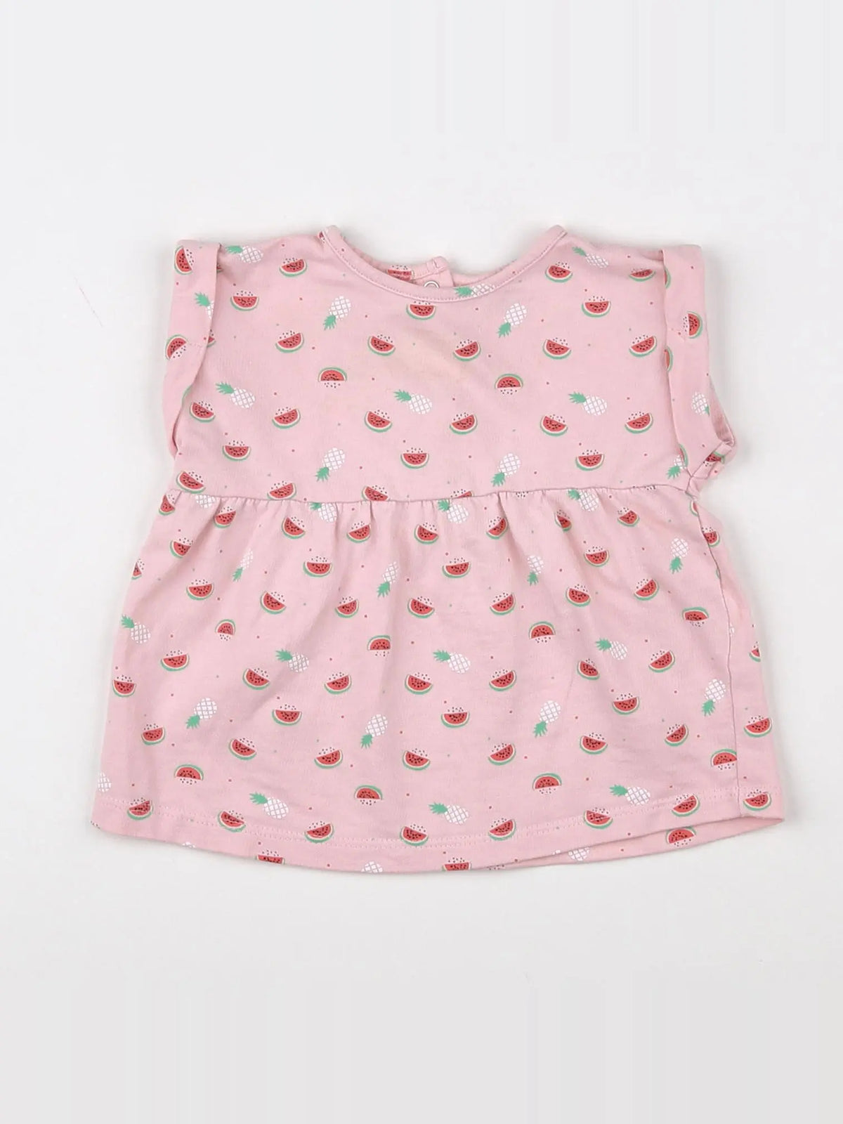 Vertbaudet - robe rose - 3 mois