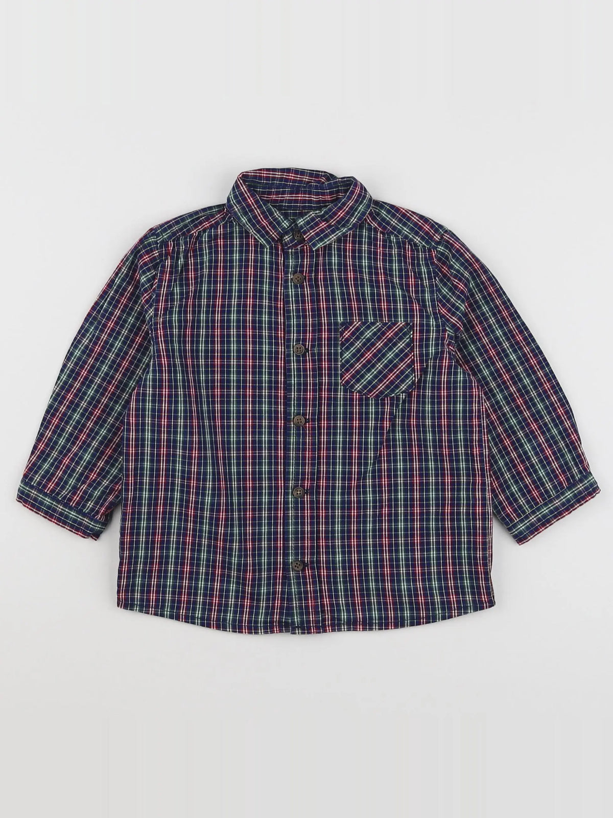 Boutchou - chemise multicolore - 18 mois