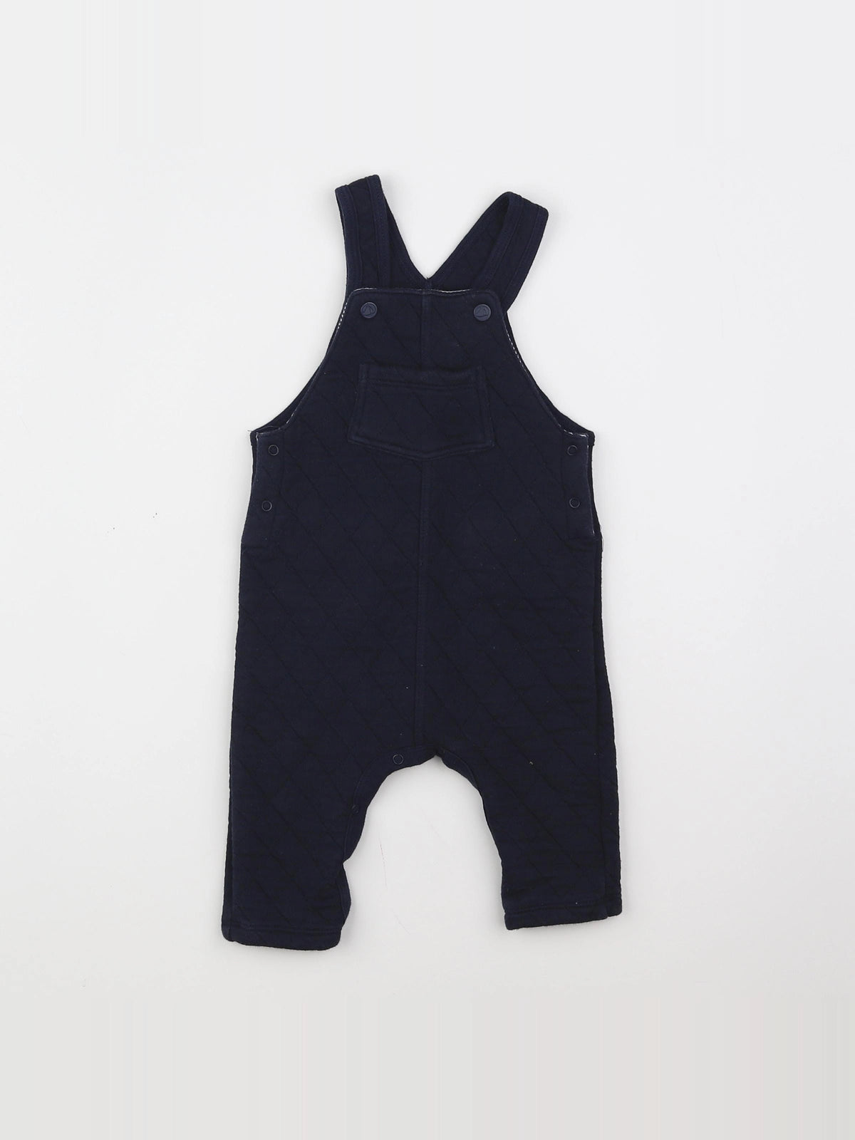 Petit Bateau - salopette bleu - 6 mois