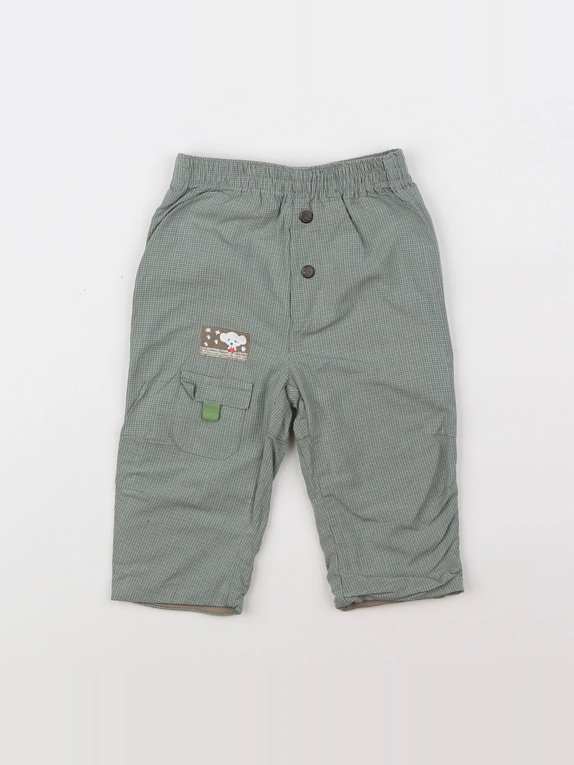Catimini - pantalon vert - 6 mois