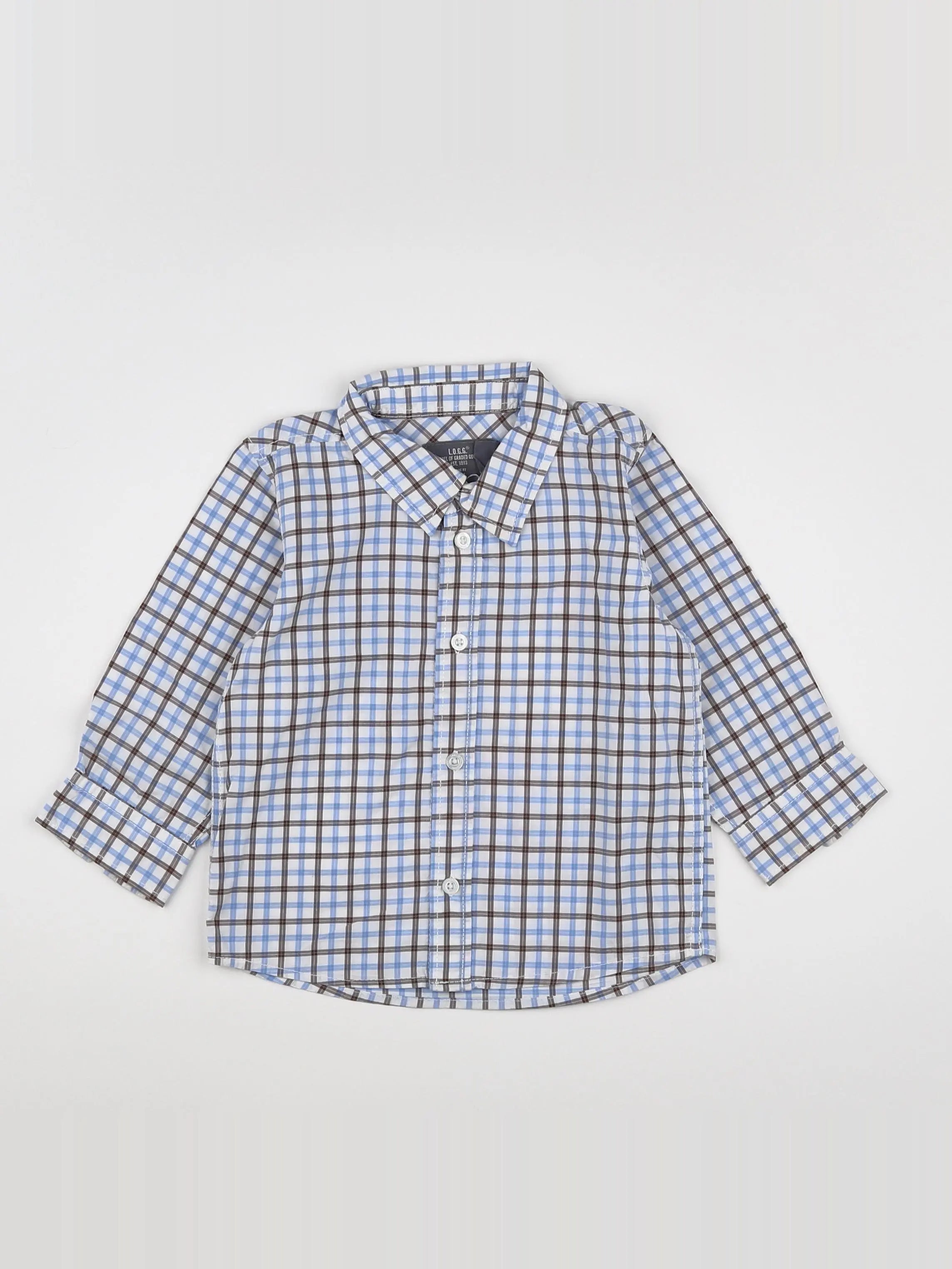 H&M - chemise multicolore - 9/12 mois