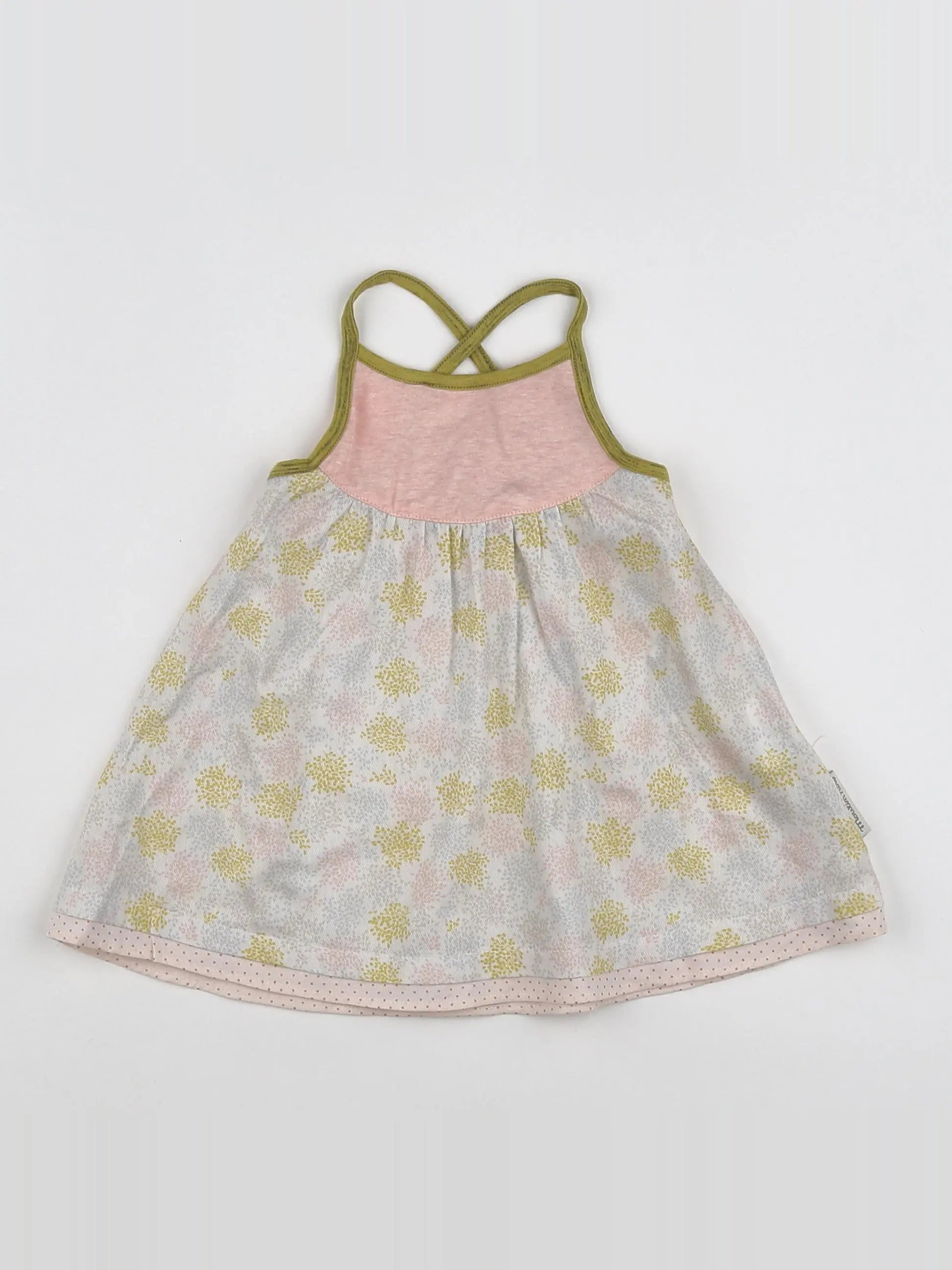 Moulin Roty - robe multicolore (état neuf) - 6 mois