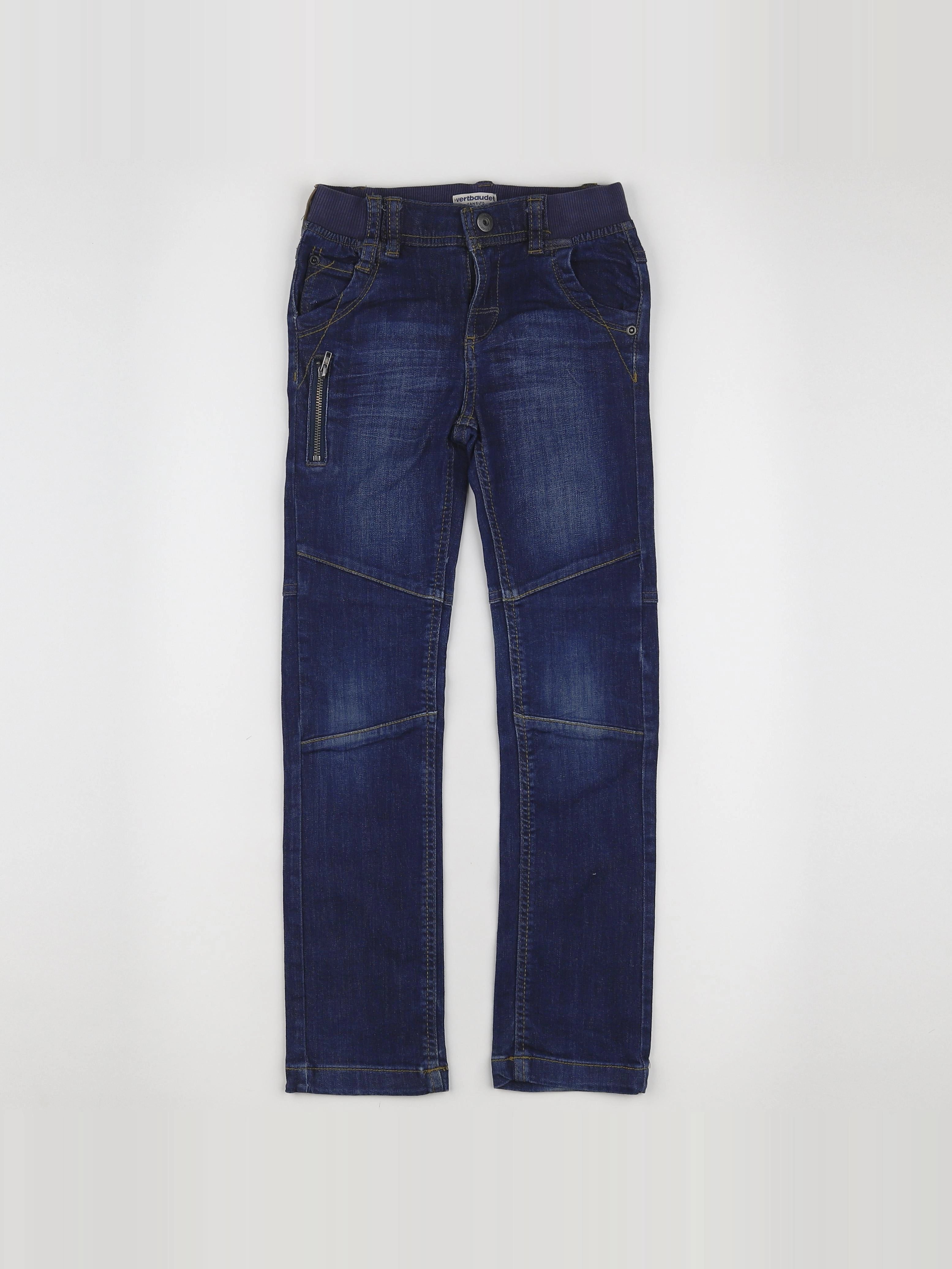 Vertbaudet - jean bleu - 8 ans