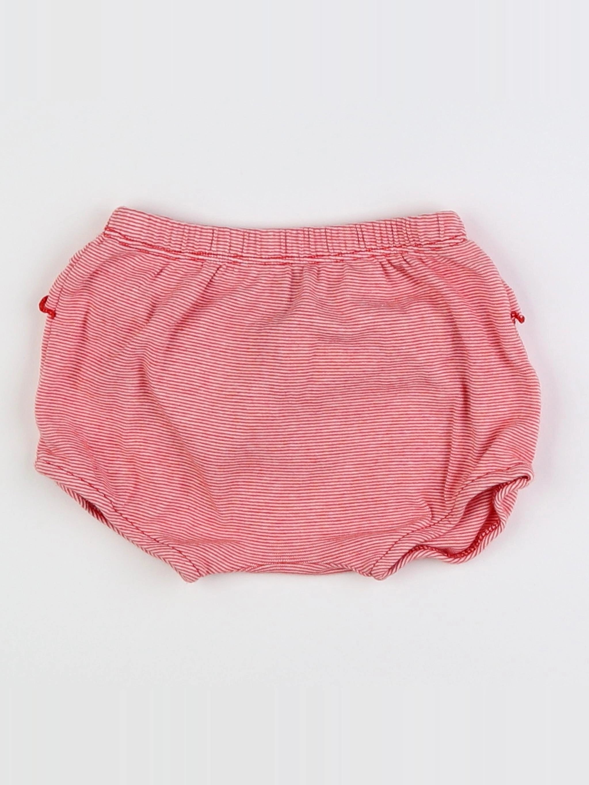 Absorba - bloomer rouge - 6 mois