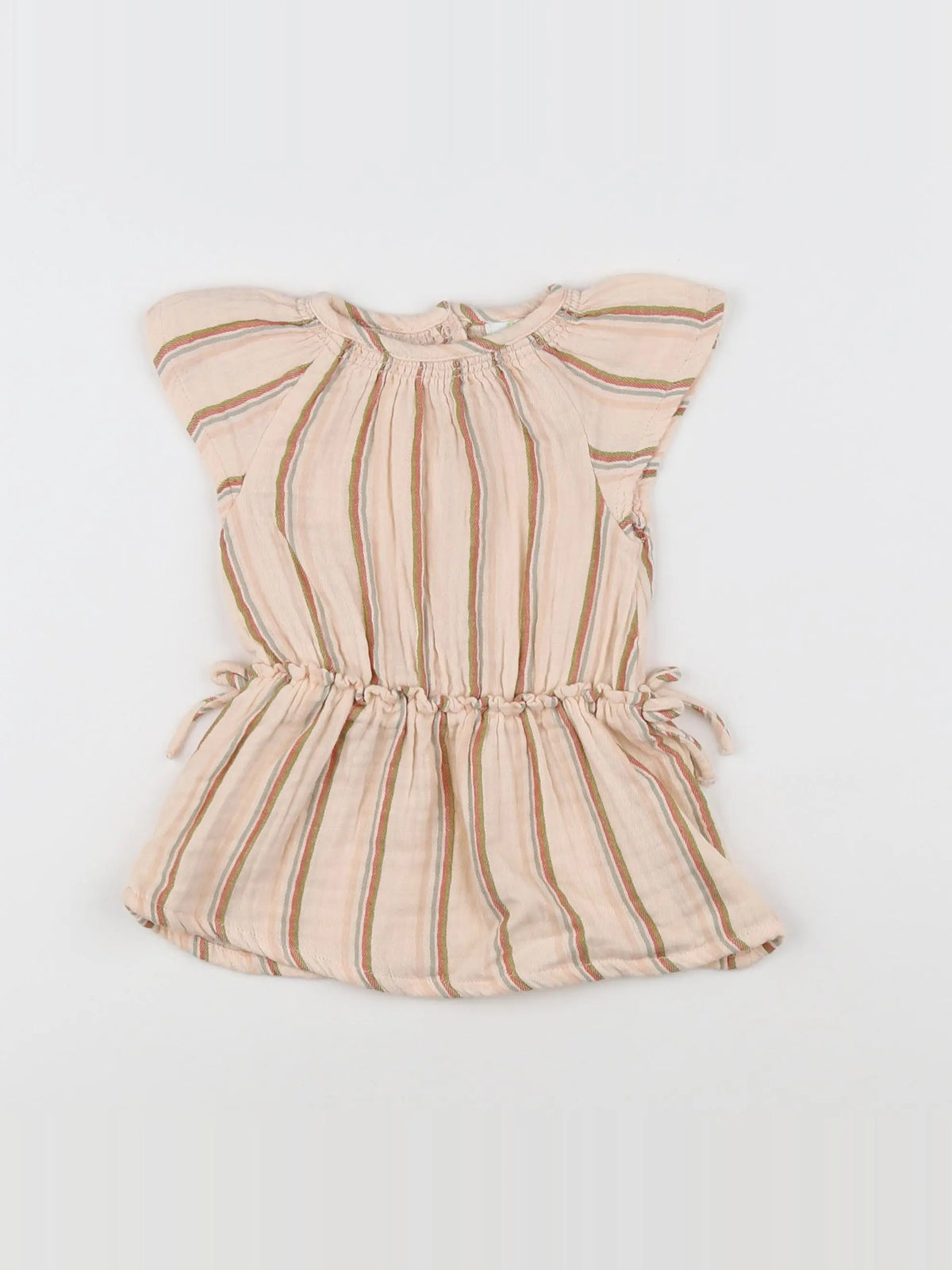 Tape à l'oeil - robe rose, vert - 6 mois