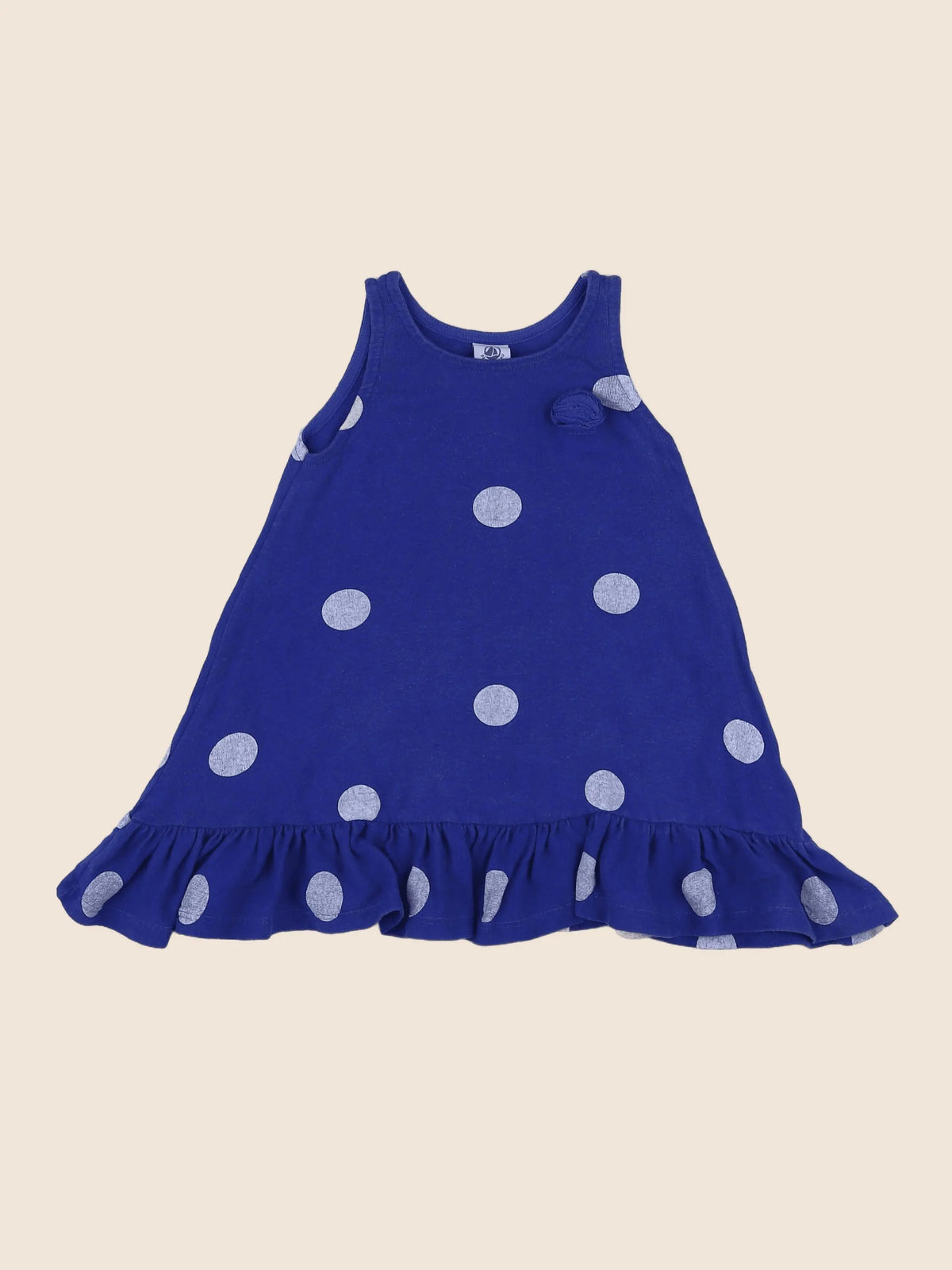 Petit Bateau - robe bleu - 18 mois