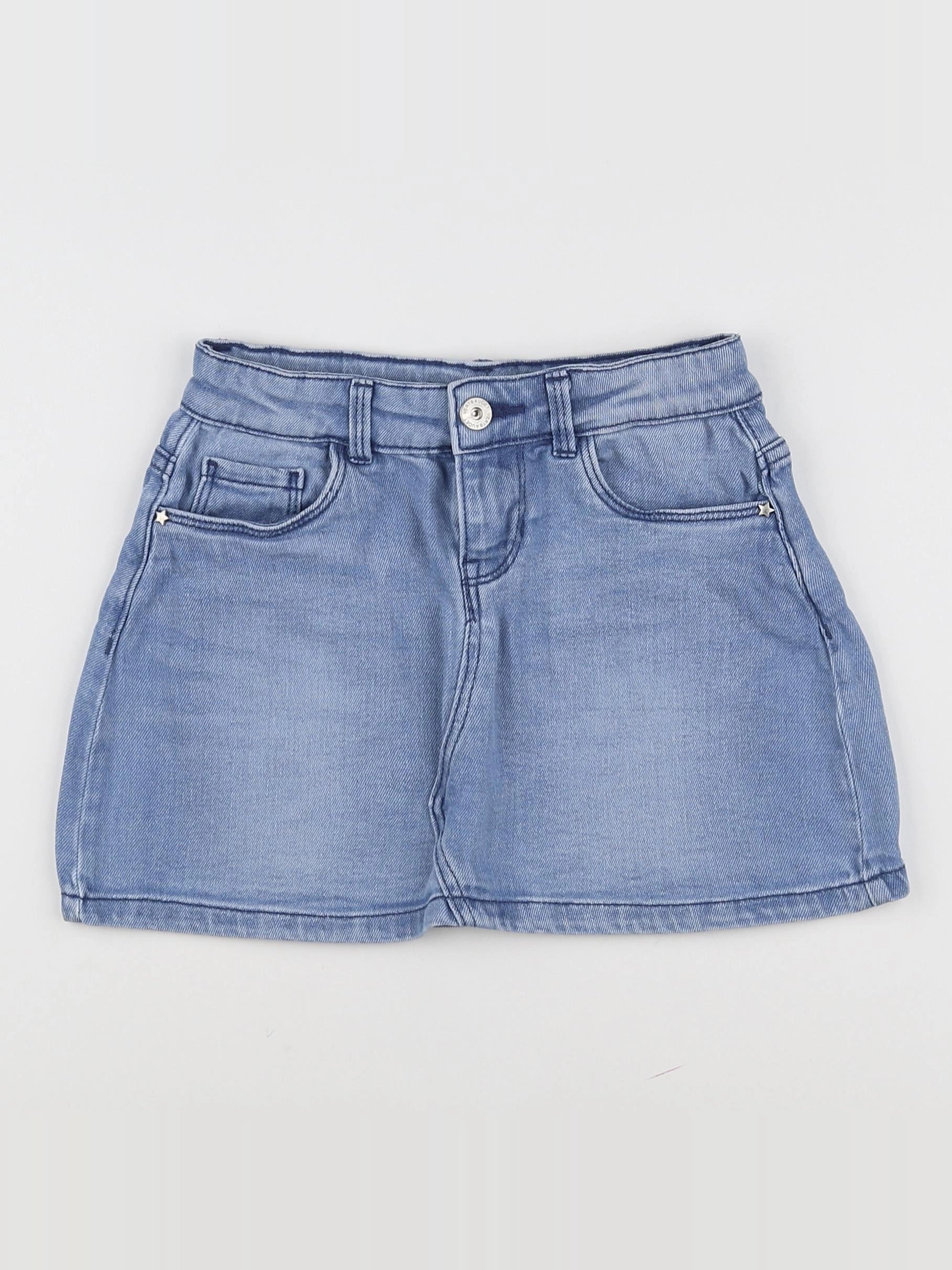 Vertbaudet - jupe bleu - 8 ans