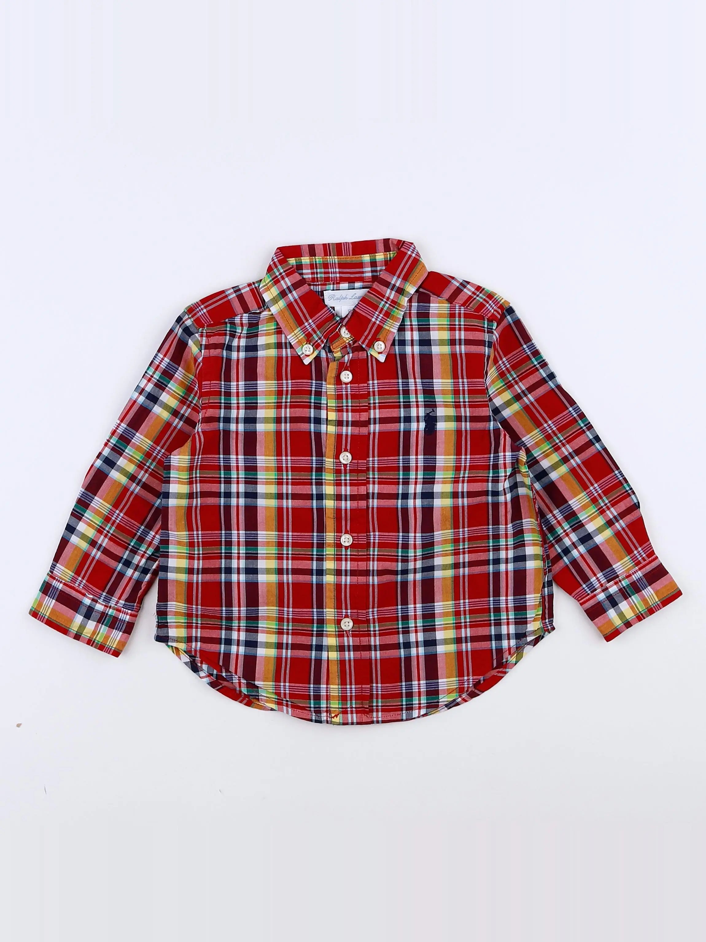 Ralph Lauren - chemise multicolore - 12 mois
