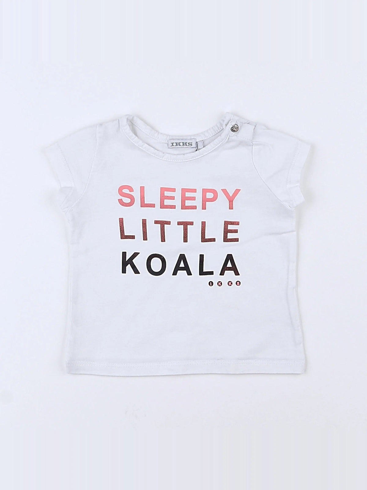 IKKS - tee-shirt blanc - 6 mois