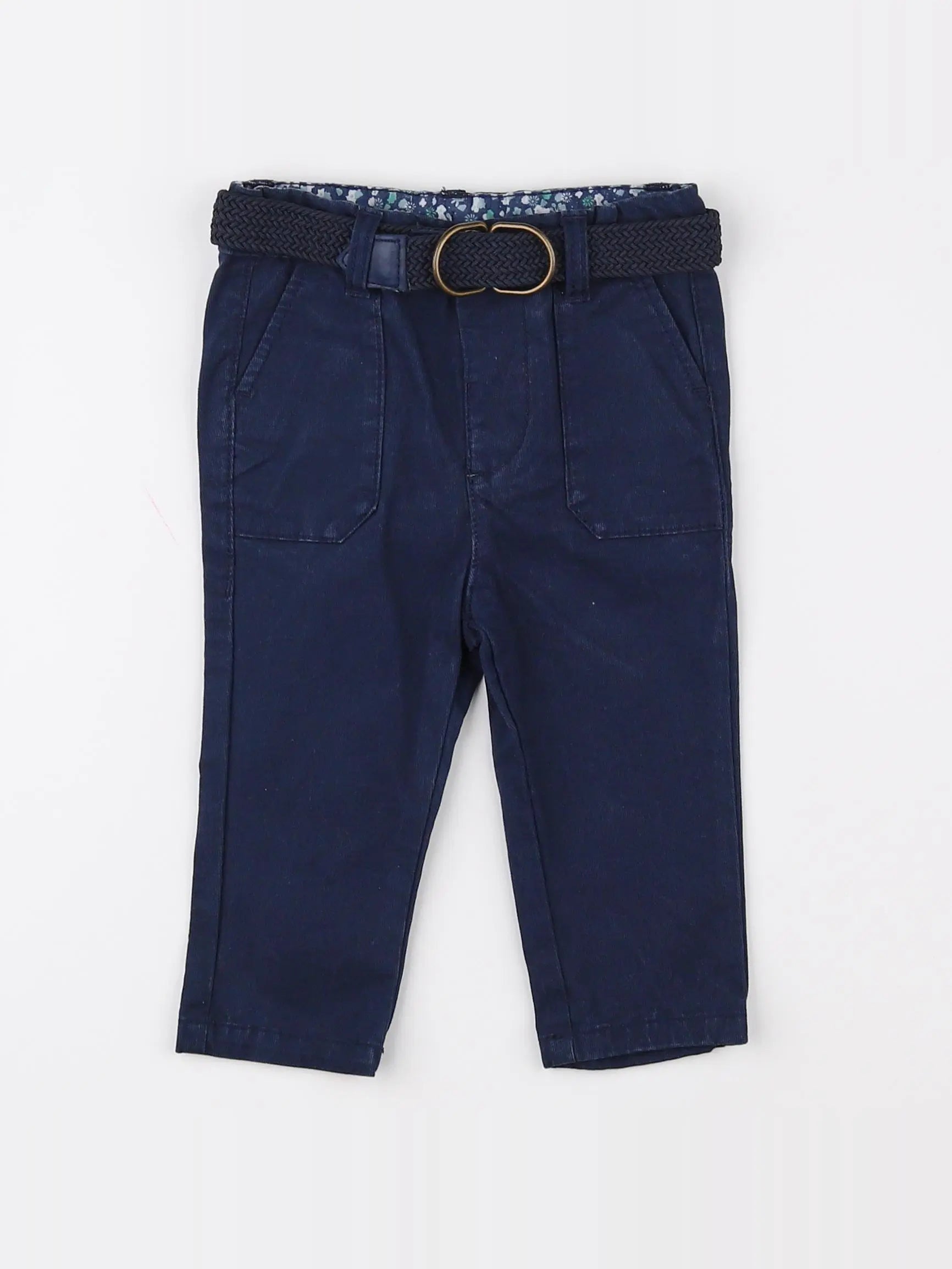 Tape à l'oeil - pantalon bleu - 12 mois