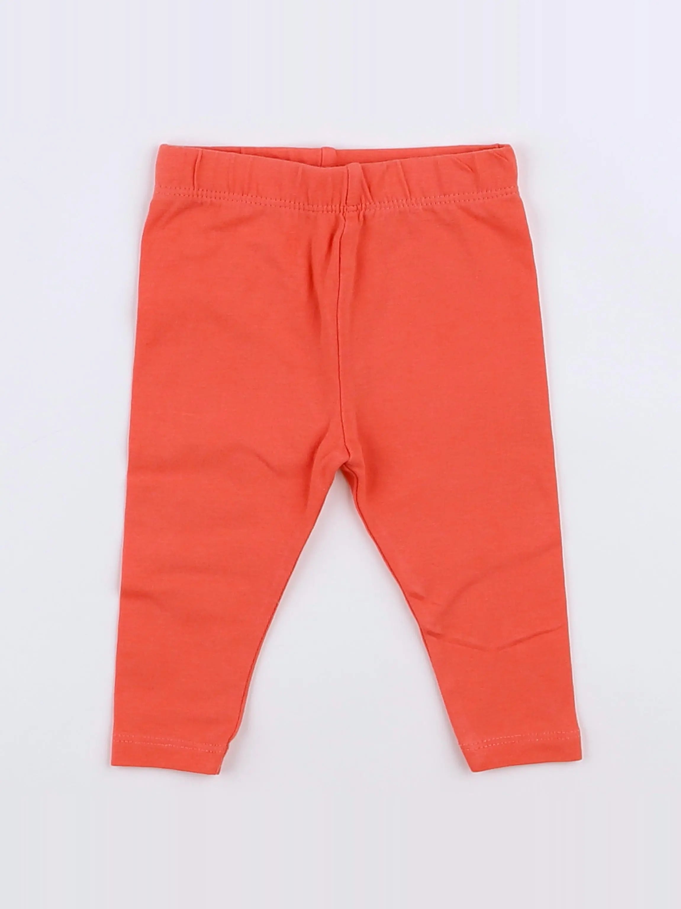 Vertbaudet - legging orange - 3 mois