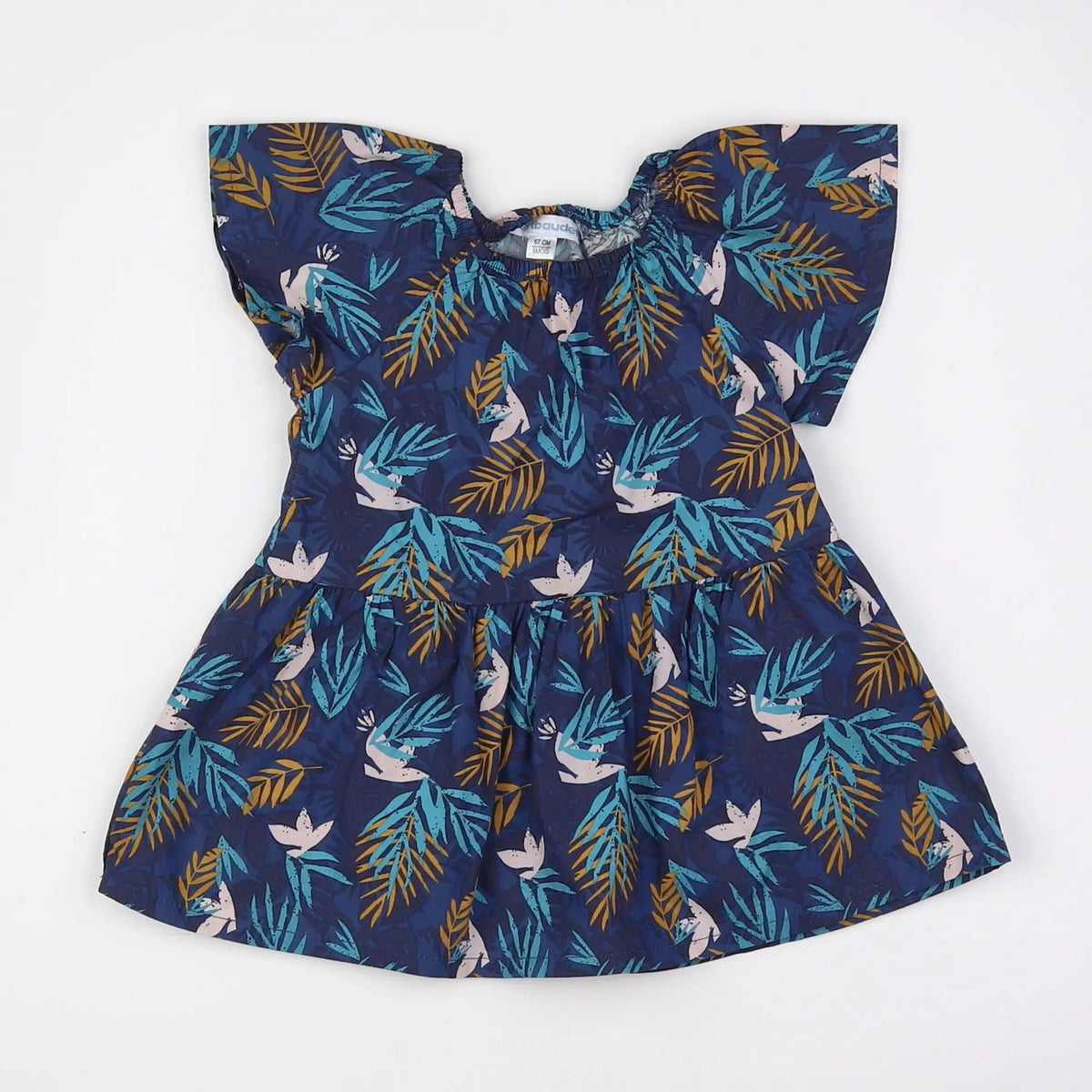 Vertbaudet - robe bleu - 6 mois