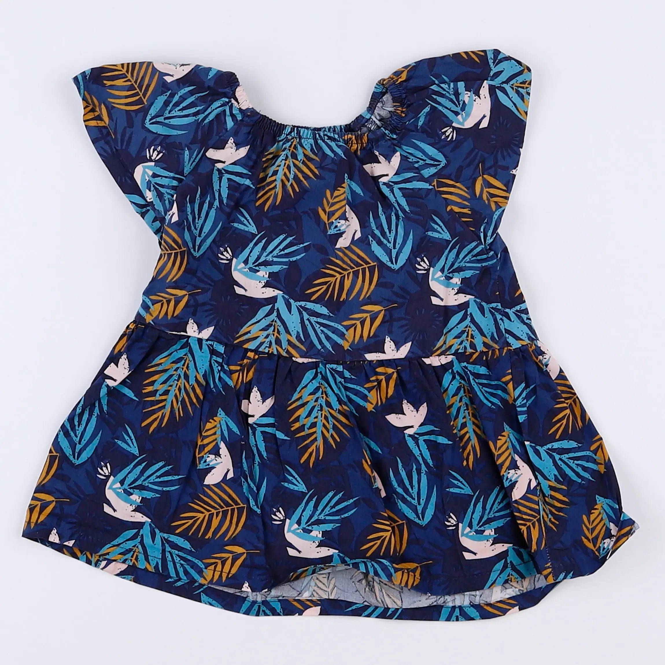Vertbaudet - robe bleu - 3 mois