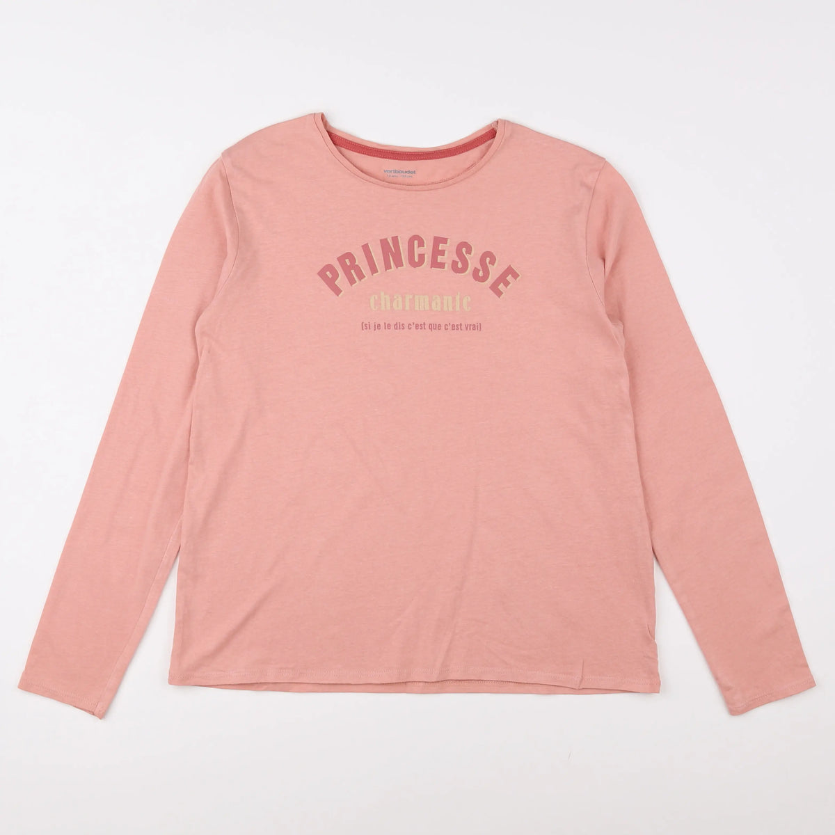 Vertbaudet - tee-shirt Rose - 12 ans
