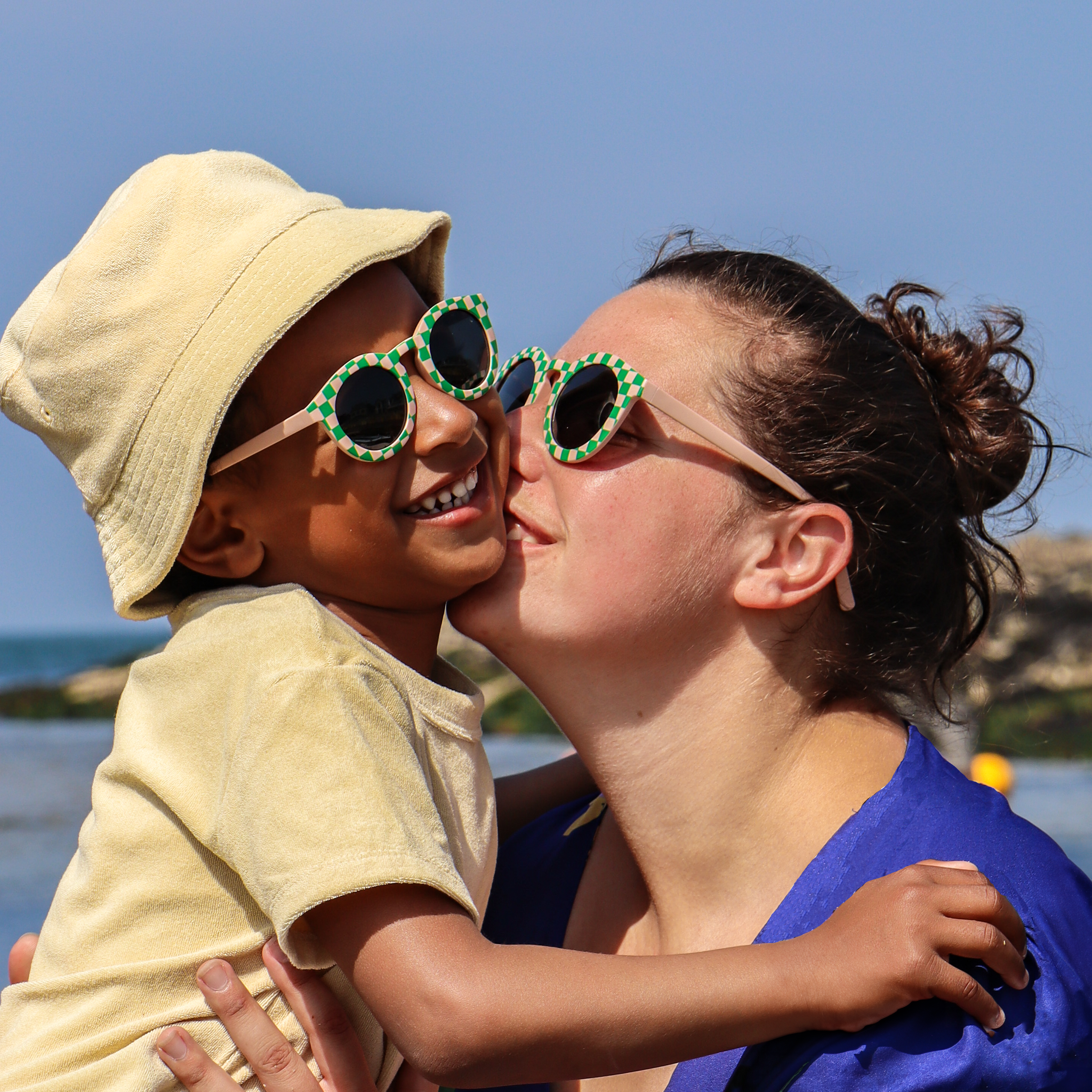 Lunettes de Soleil Adulte - Vichy Vert