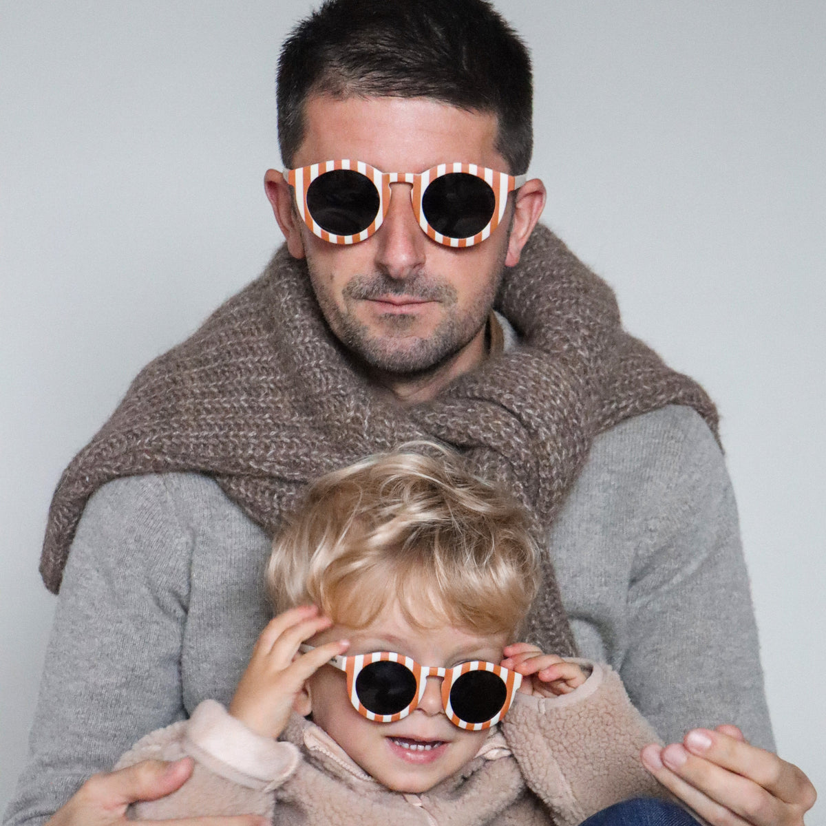 Lunettes de Soleil Adulte - Matchy Rayé