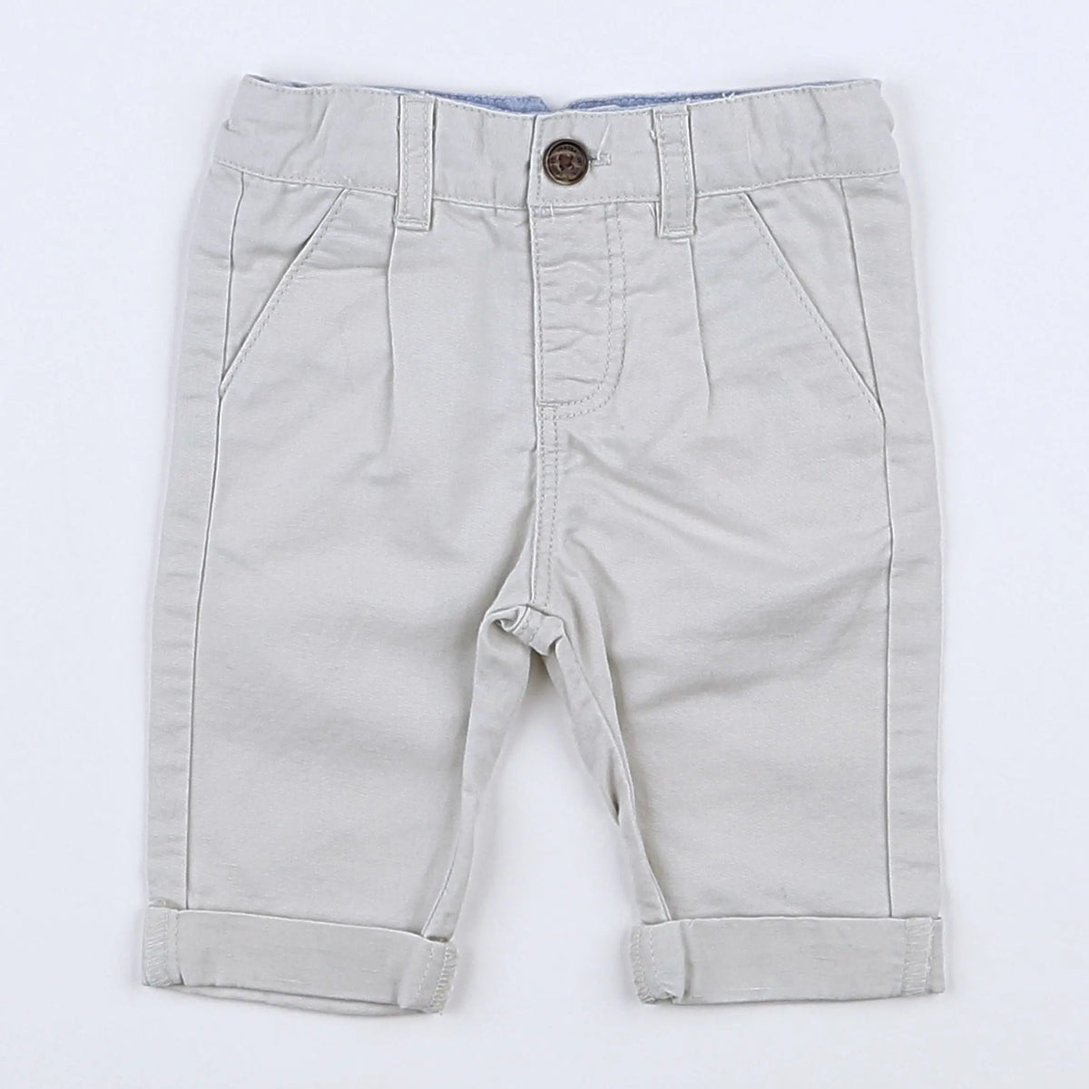 Vertbaudet - pantalon beige - 3 mois
