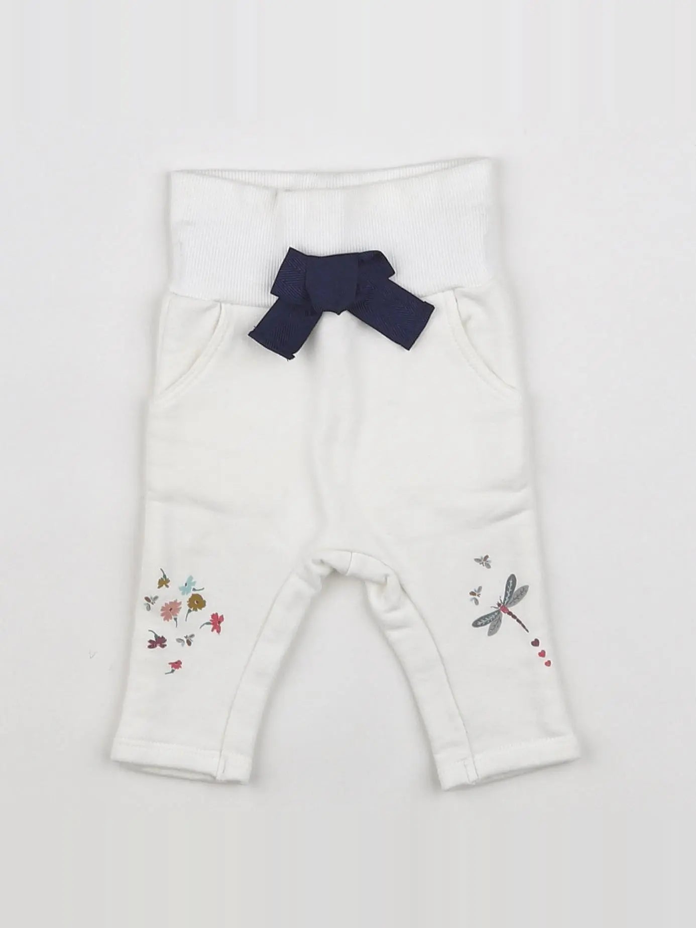 Catimini - jogging blanc, bleu - 1 mois