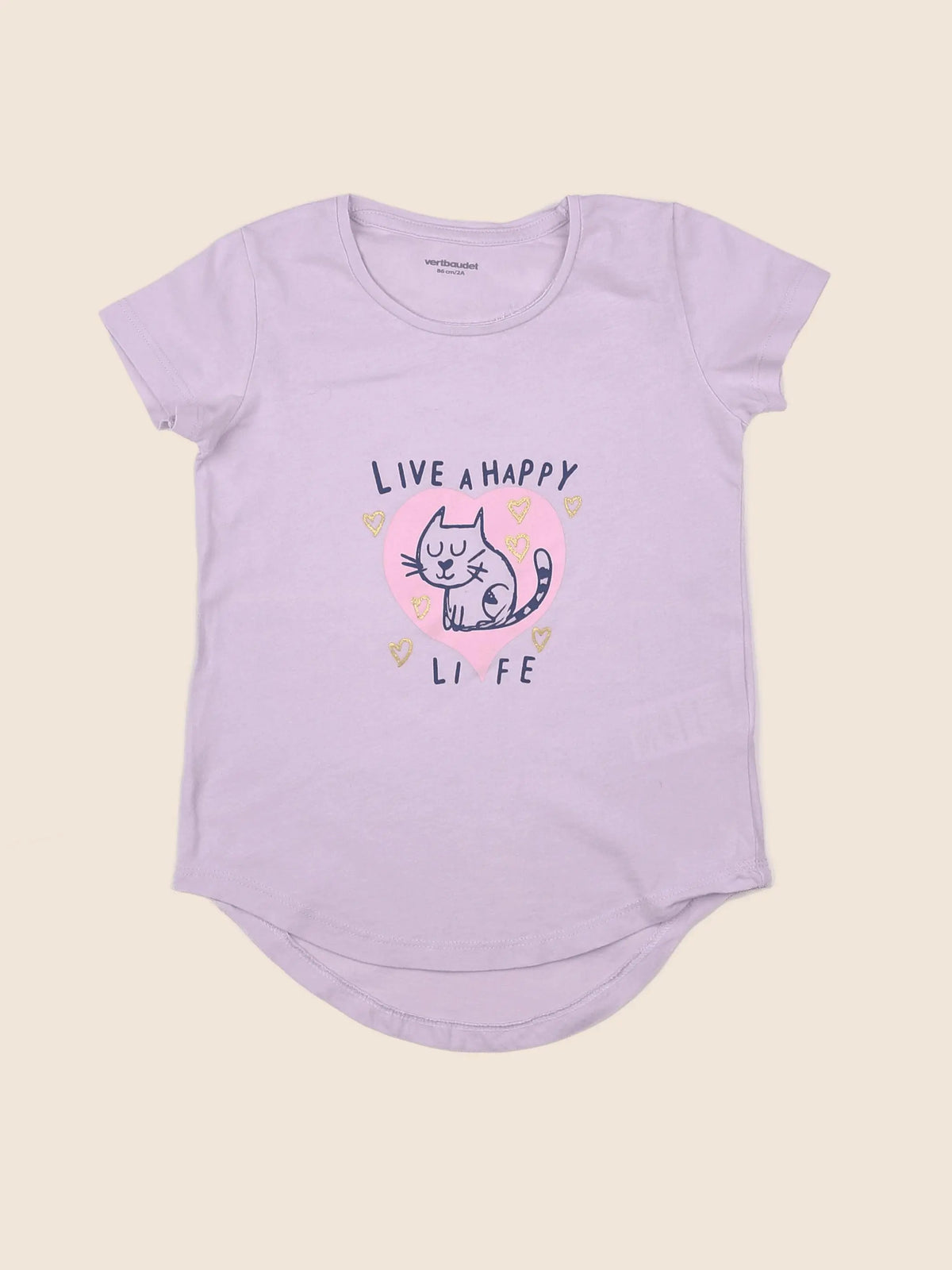 Vertbaudet - robe violet - 2 ans