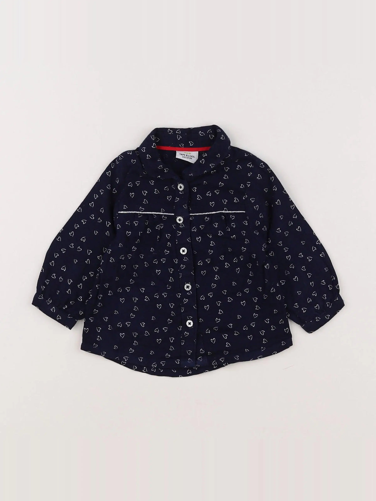 Tape à l'oeil - blouse bleu - 3 mois