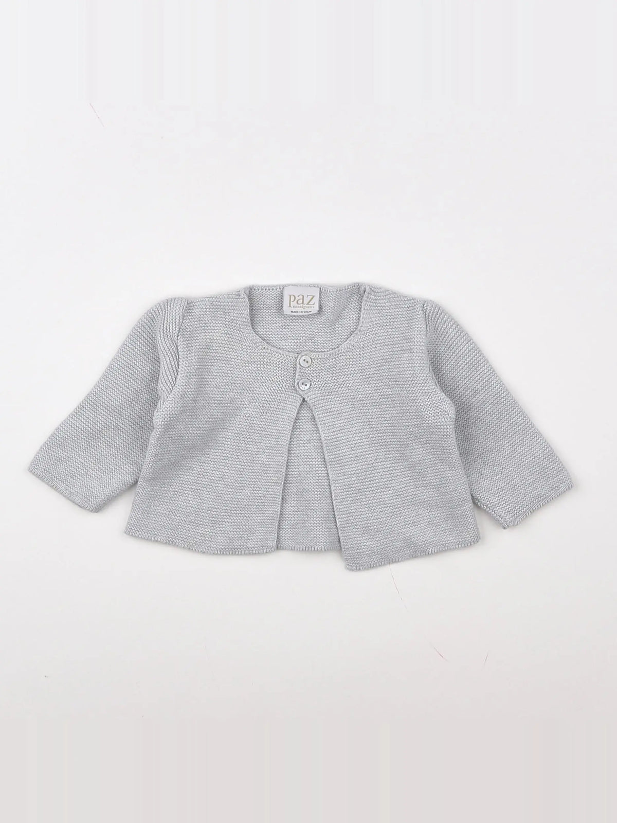 Paz Rodriguez - gilet gris - 3 mois