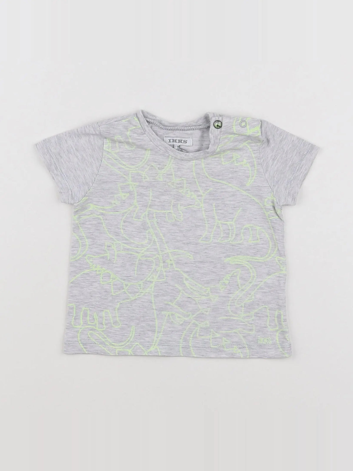 IKKS - tee-shirt gris - 6 mois