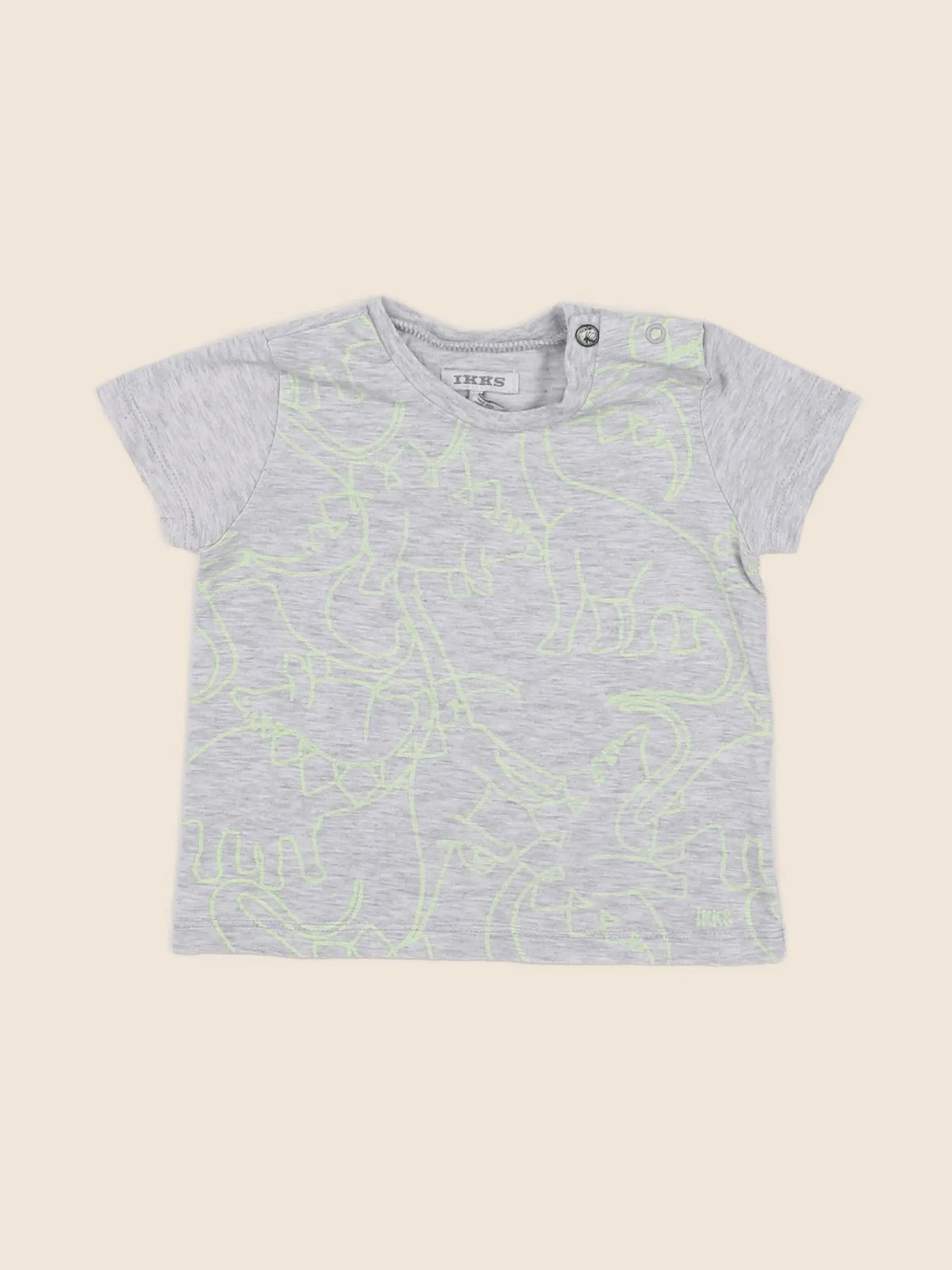 IKKS - tee-shirt gris - 6 mois