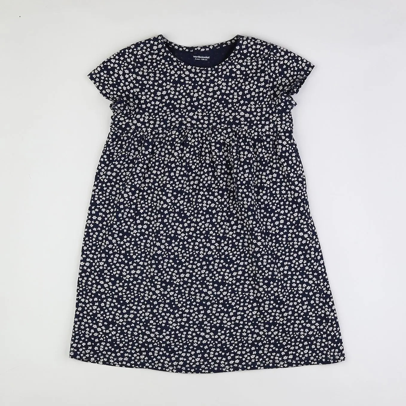 Vertbaudet - robe bleu - 8 ans