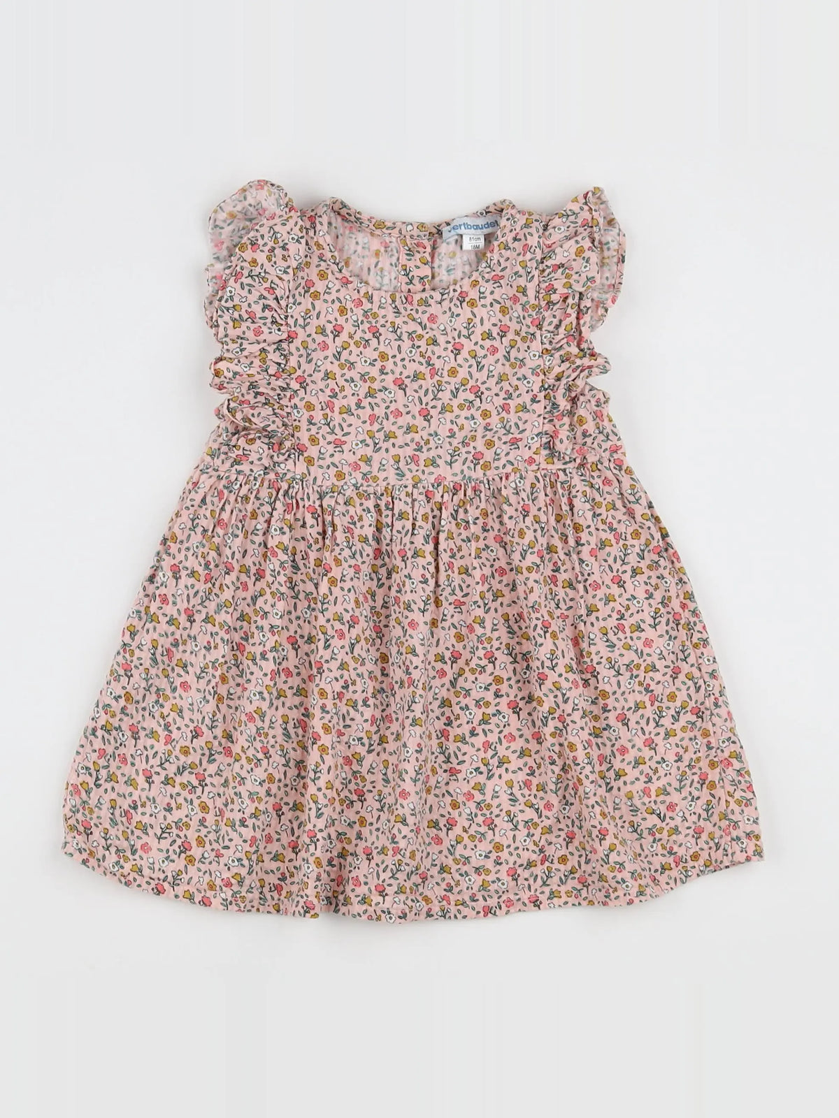 Vertbaudet - robe multicolore - 18 mois