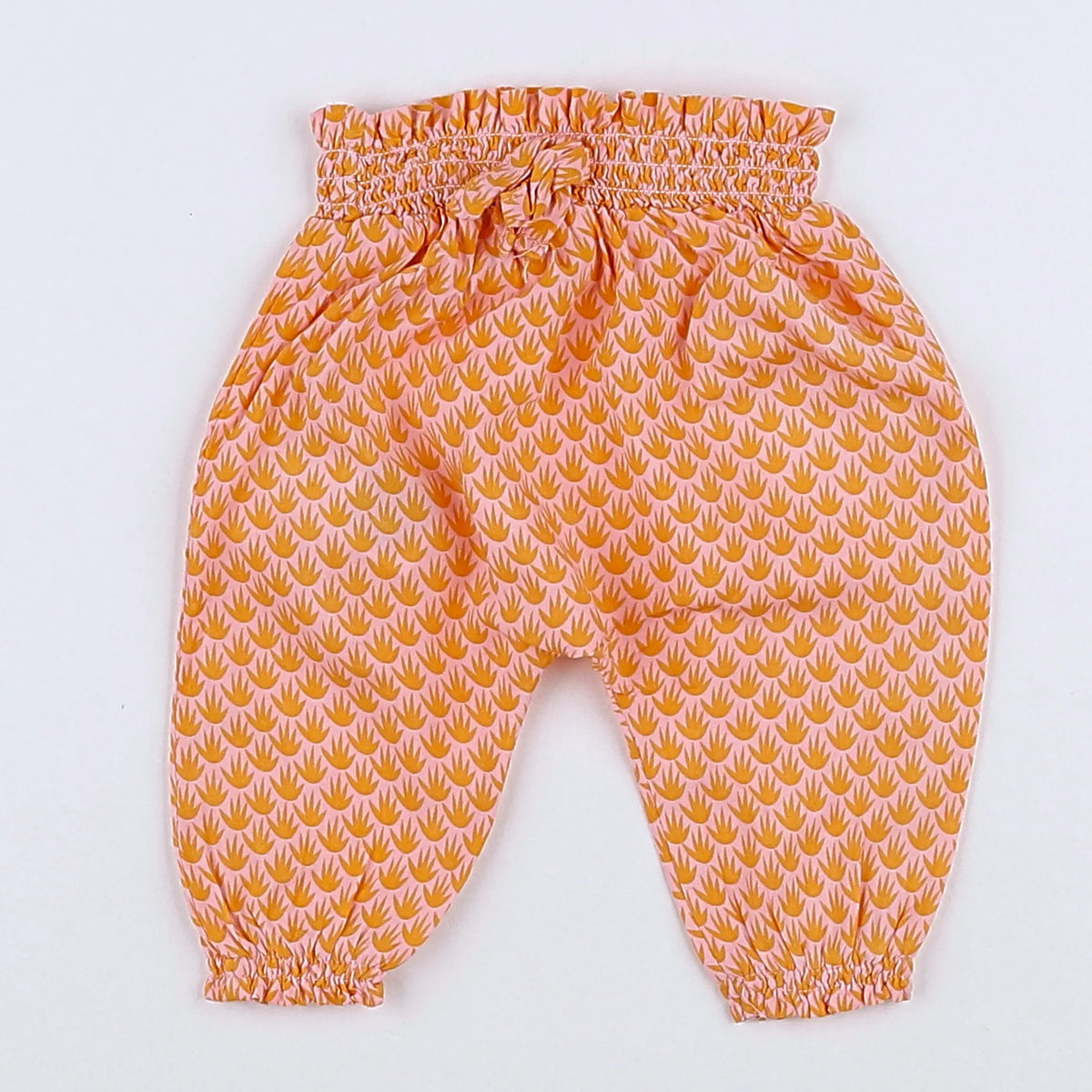Vertbaudet - pantalon orange - 3 mois