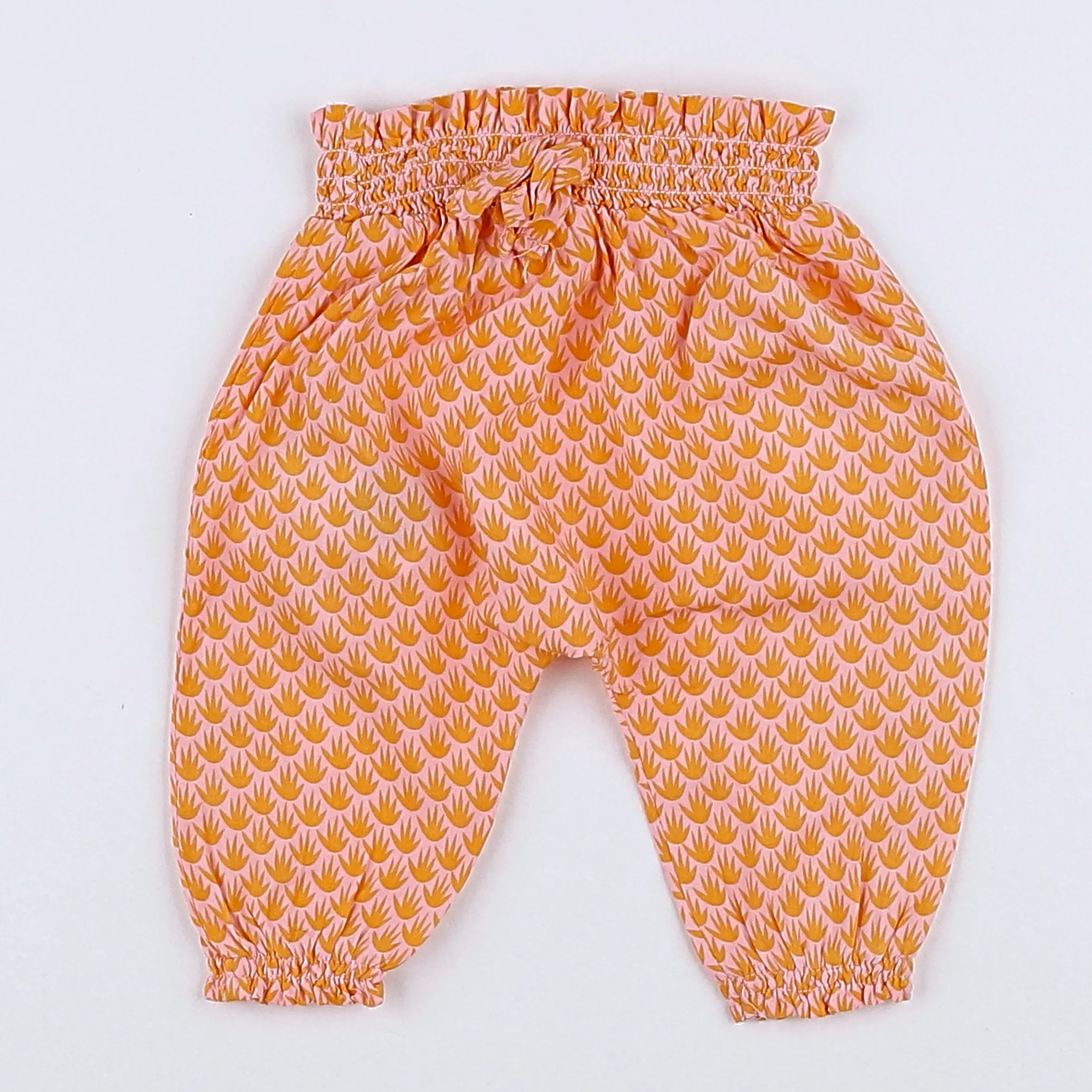 Vertbaudet - pantalon orange - 3 mois