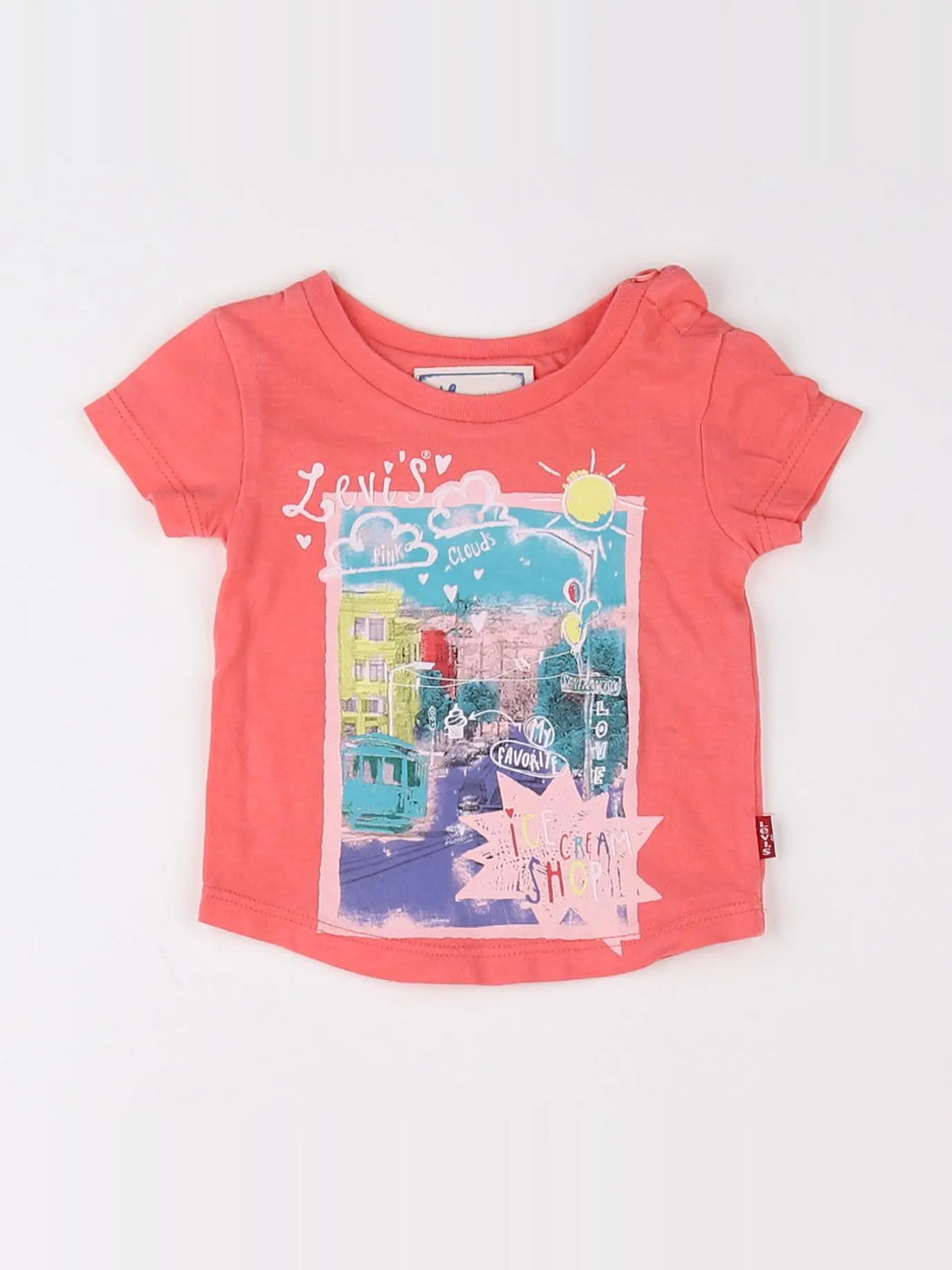Levi's - tee-shirt multicolore - 3 mois