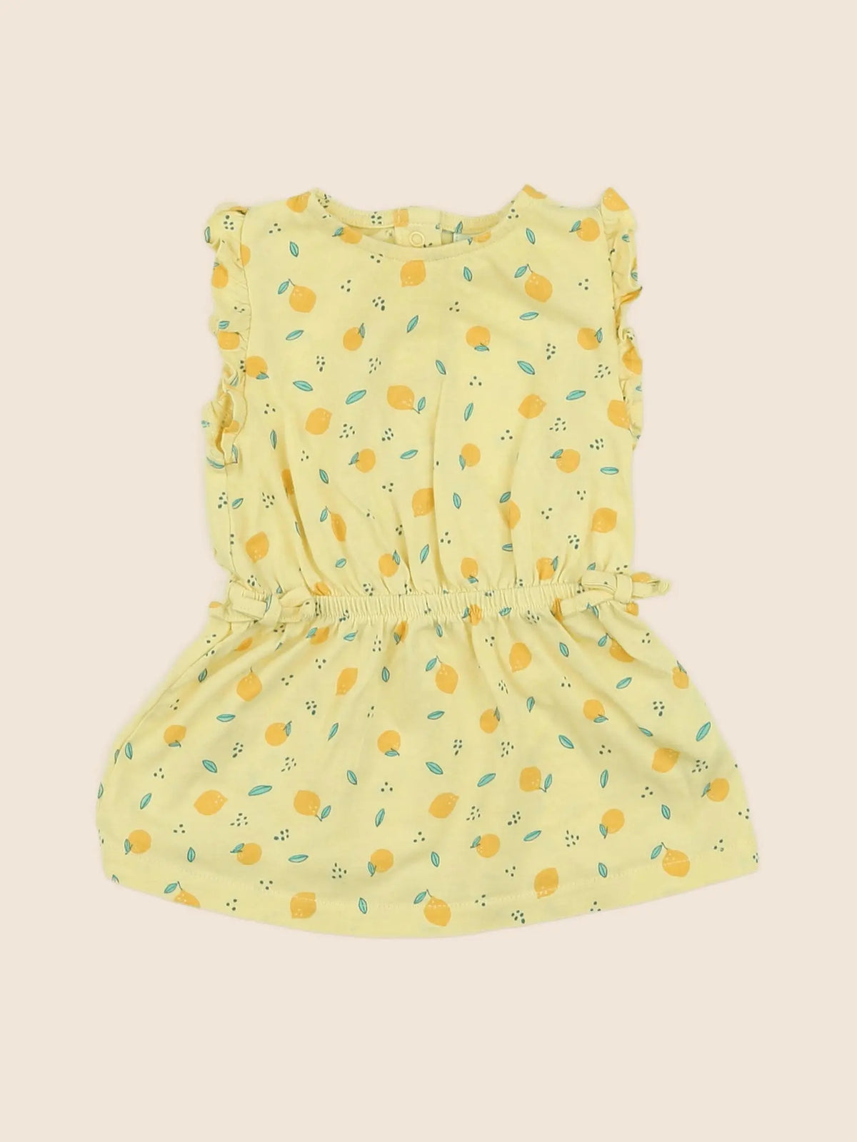 Tape à l'oeil - robe jaune - 6 mois