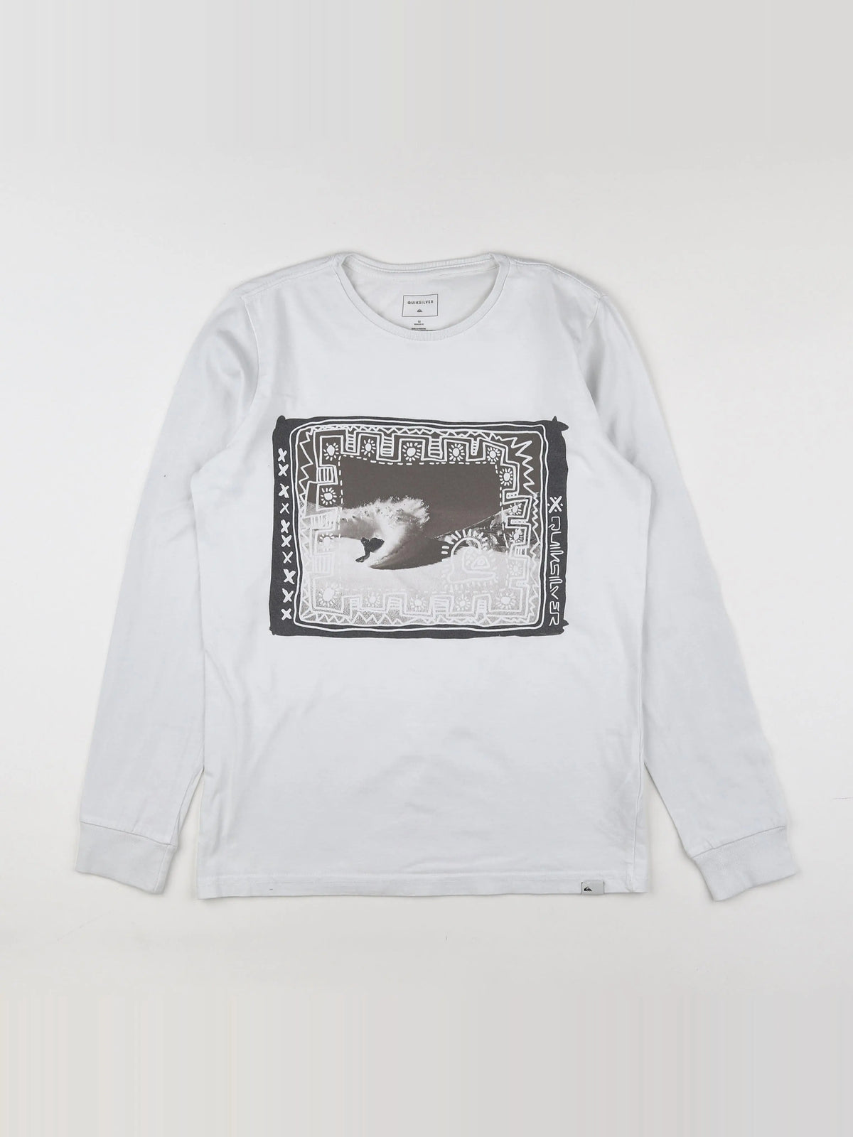 Quicksilver - tee-shirt blanc - 12 ans