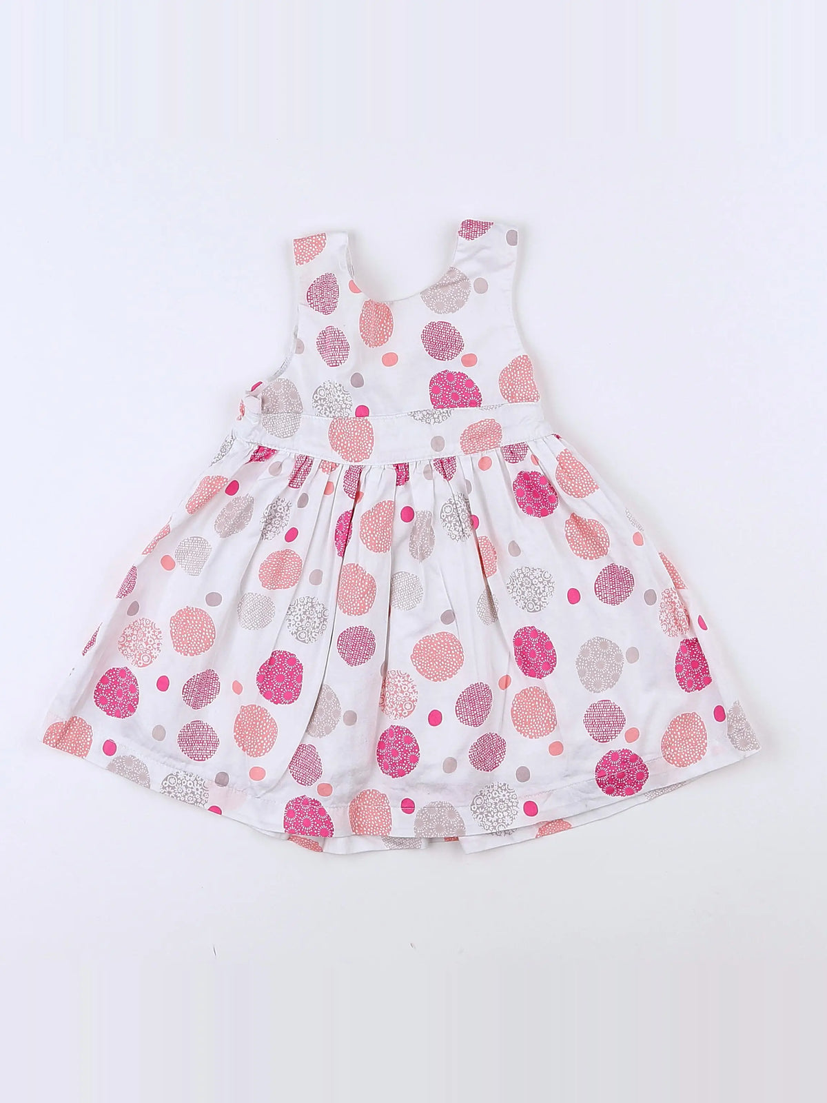 Vertbaudet - robe blanc - 9 mois