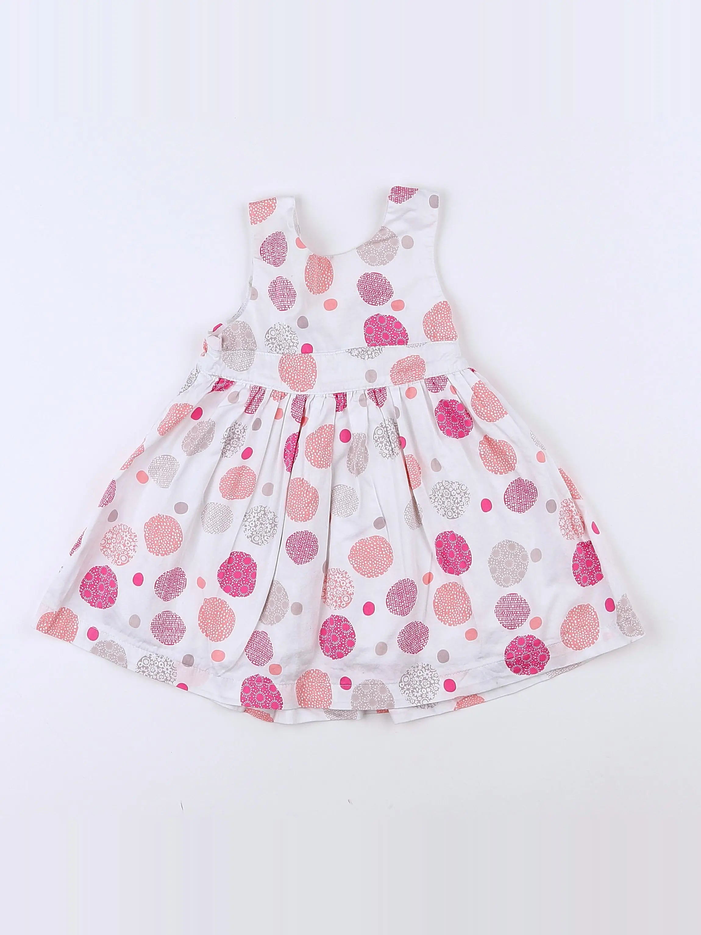 Vertbaudet - robe blanc - 9 mois