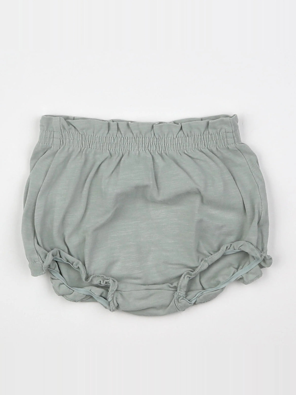 H&M - short vert - 3/6 mois