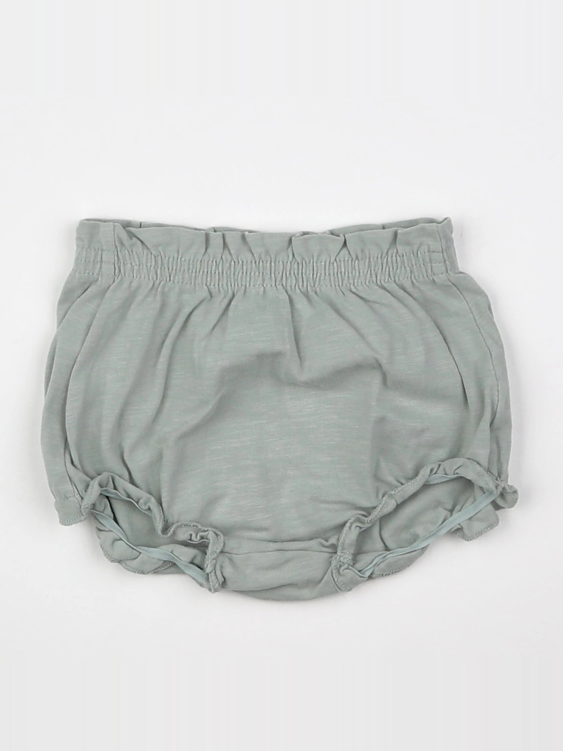 H&M - short vert - 3/6 mois