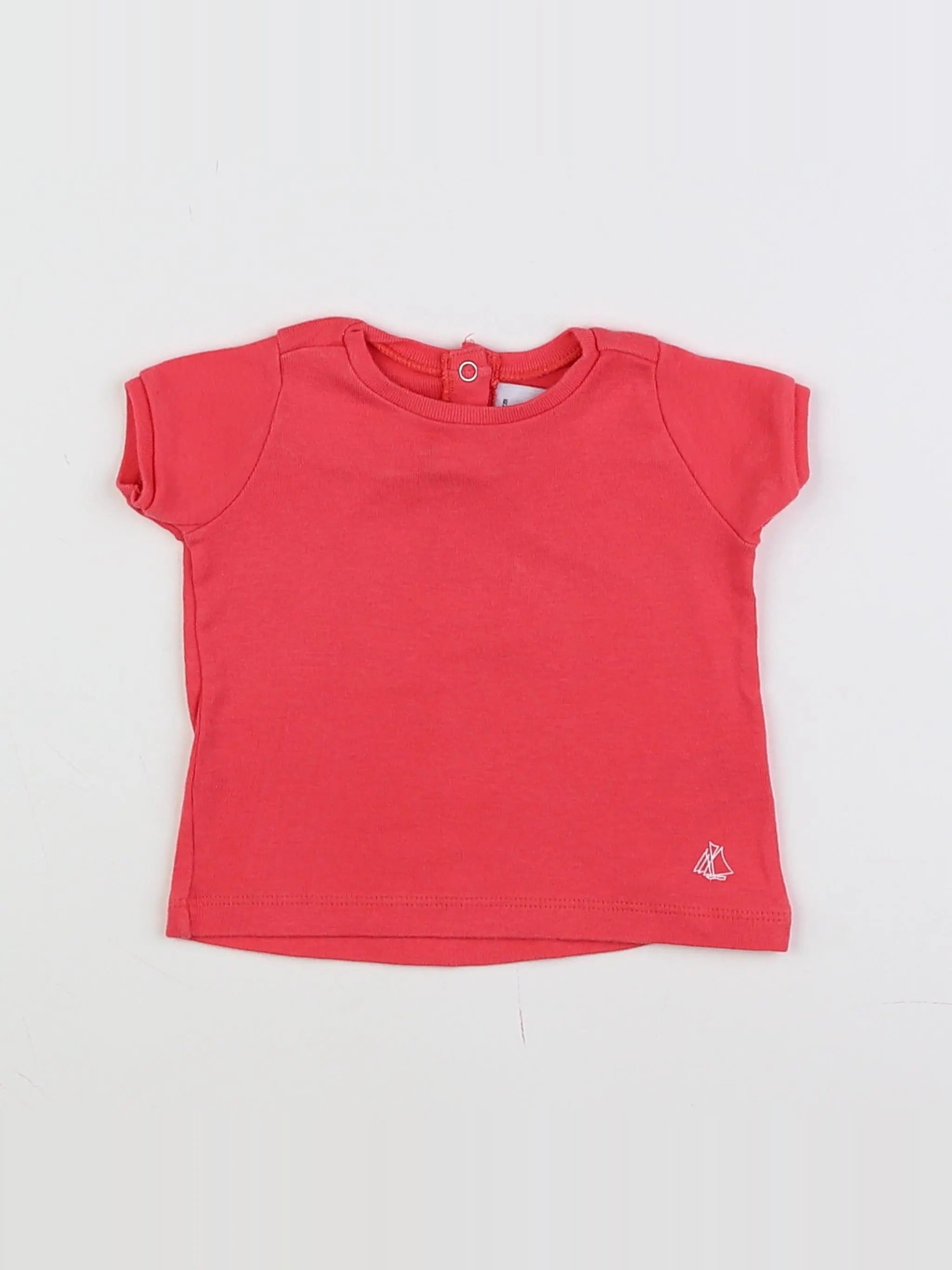 Petit Bateau - tee-shirt rose - 3 mois