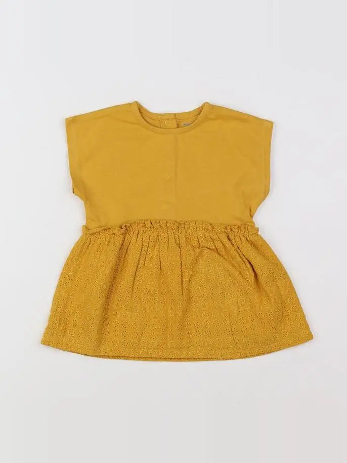 Vertbaudet - robe jaune - 3 mois