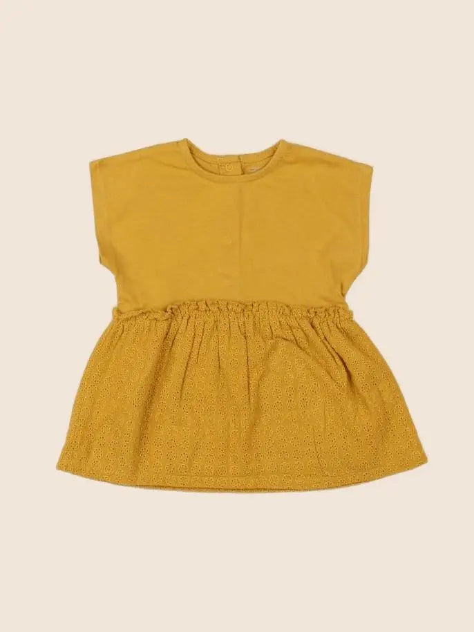 Vertbaudet - robe jaune - 3 mois