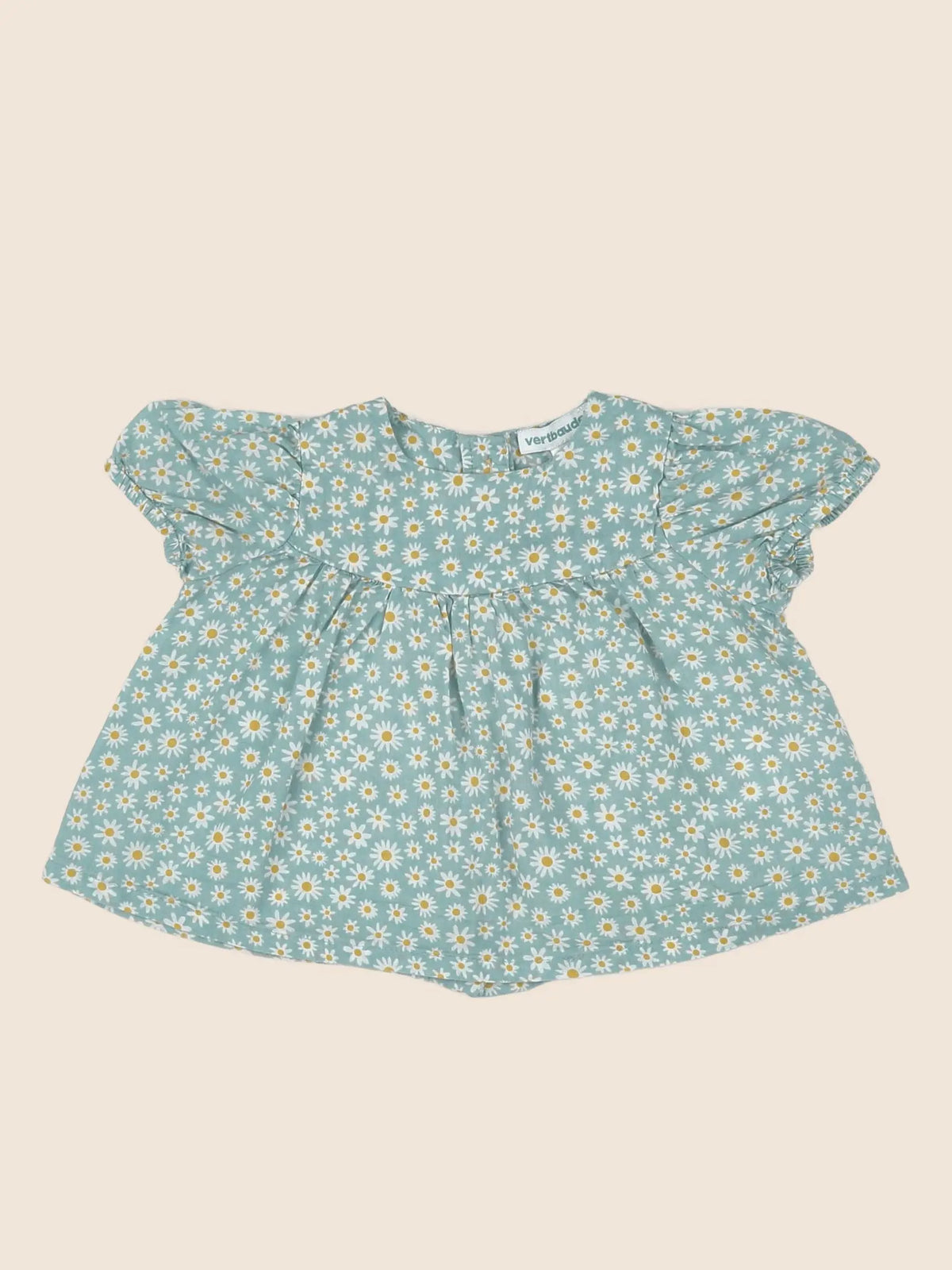 Vertbaudet - blouse vert - 3 mois