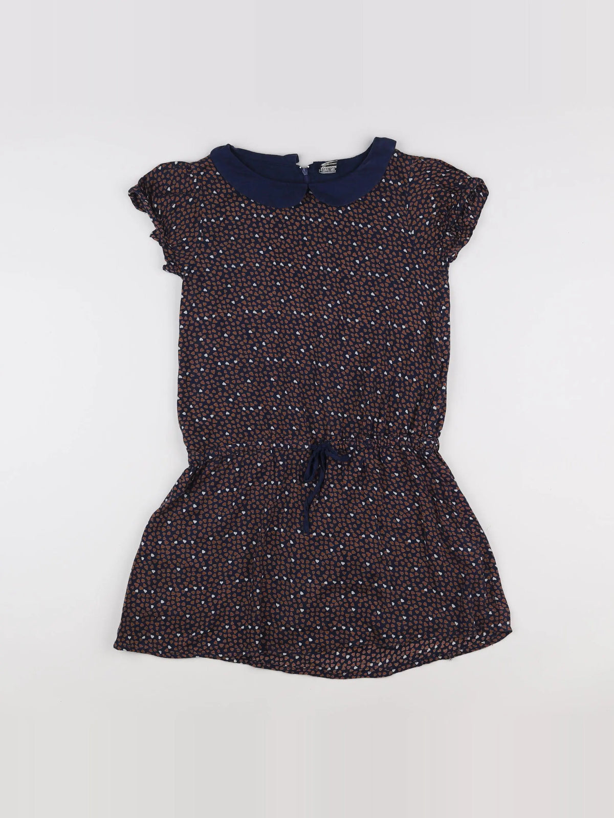 Tape à l'oeil - robe bleu, marron - 10 ans